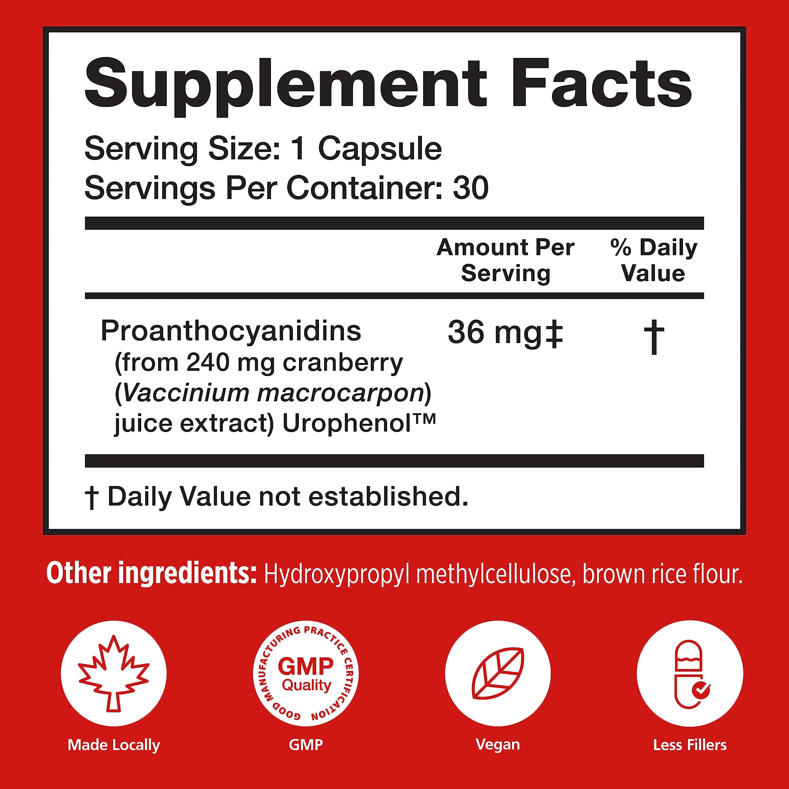 Szio+ Utiva Cranberry PACs – 36 mg PACs Clinically Studied UTI Prevention for Women | 30 Veggie Capsules - Image 6