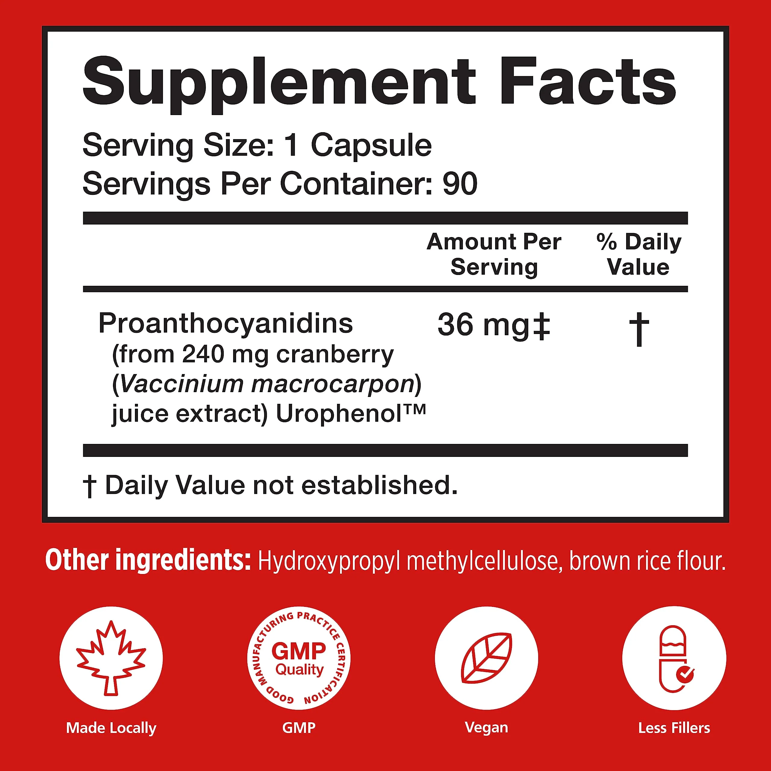 Szio+ Utiva Cranberry PACs – 36 mg PACs for UTI Support | 90 Veggie Capsules - Image 11