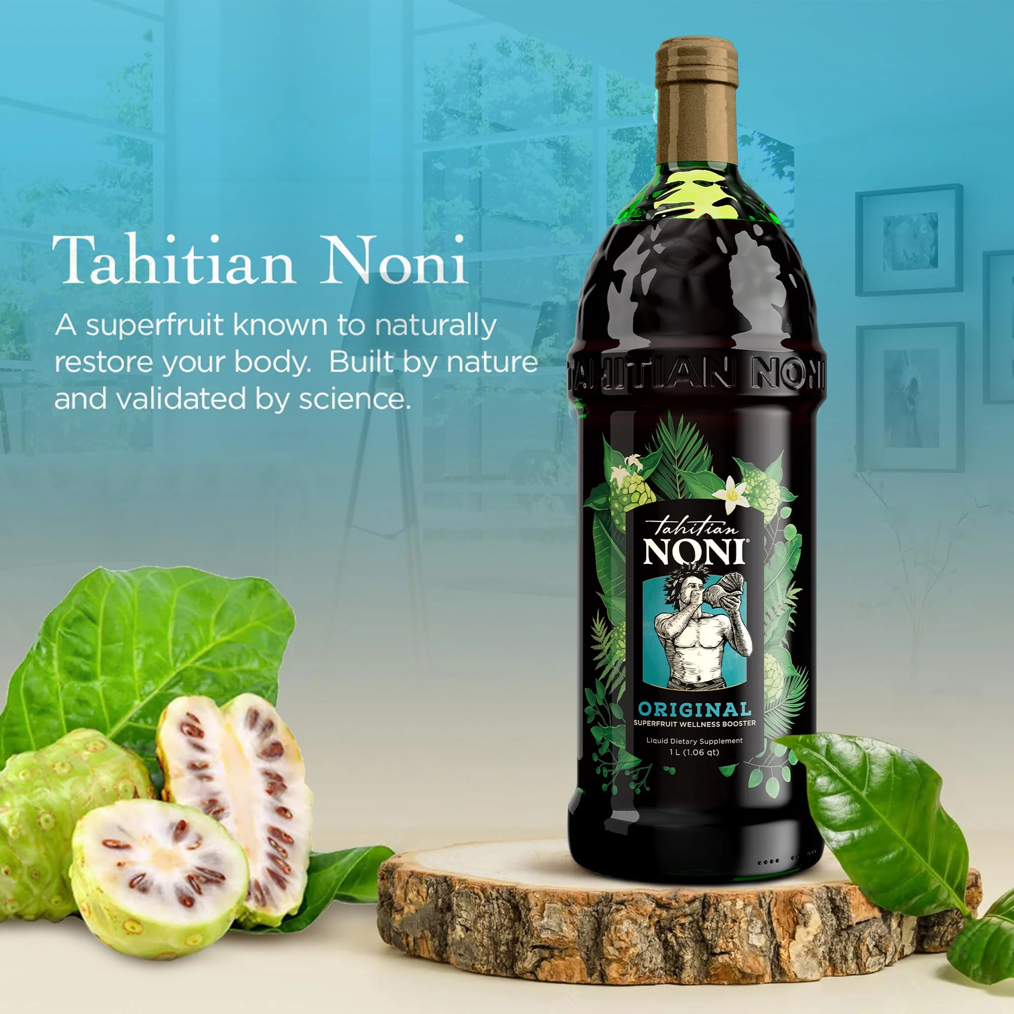 TAHITIAN NONI Juice by Morinda – Original Noni Puree Tahiti 2x1L Case - Image 2