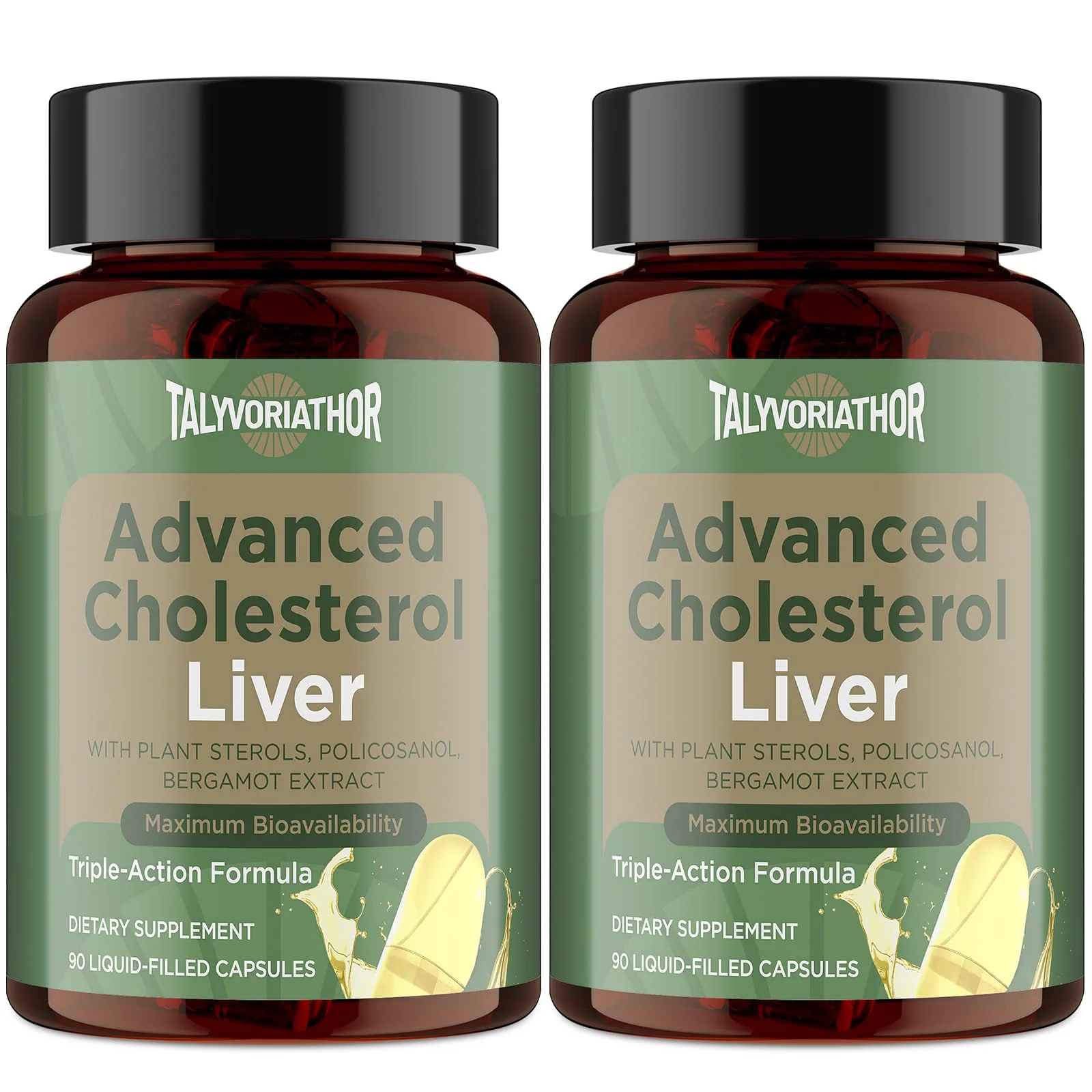 Talyvoriathor Advanced Cholesterol Support – Liquid-Filled Capsules with Plant Sterols, Policosanol & Bergamot - Image 9