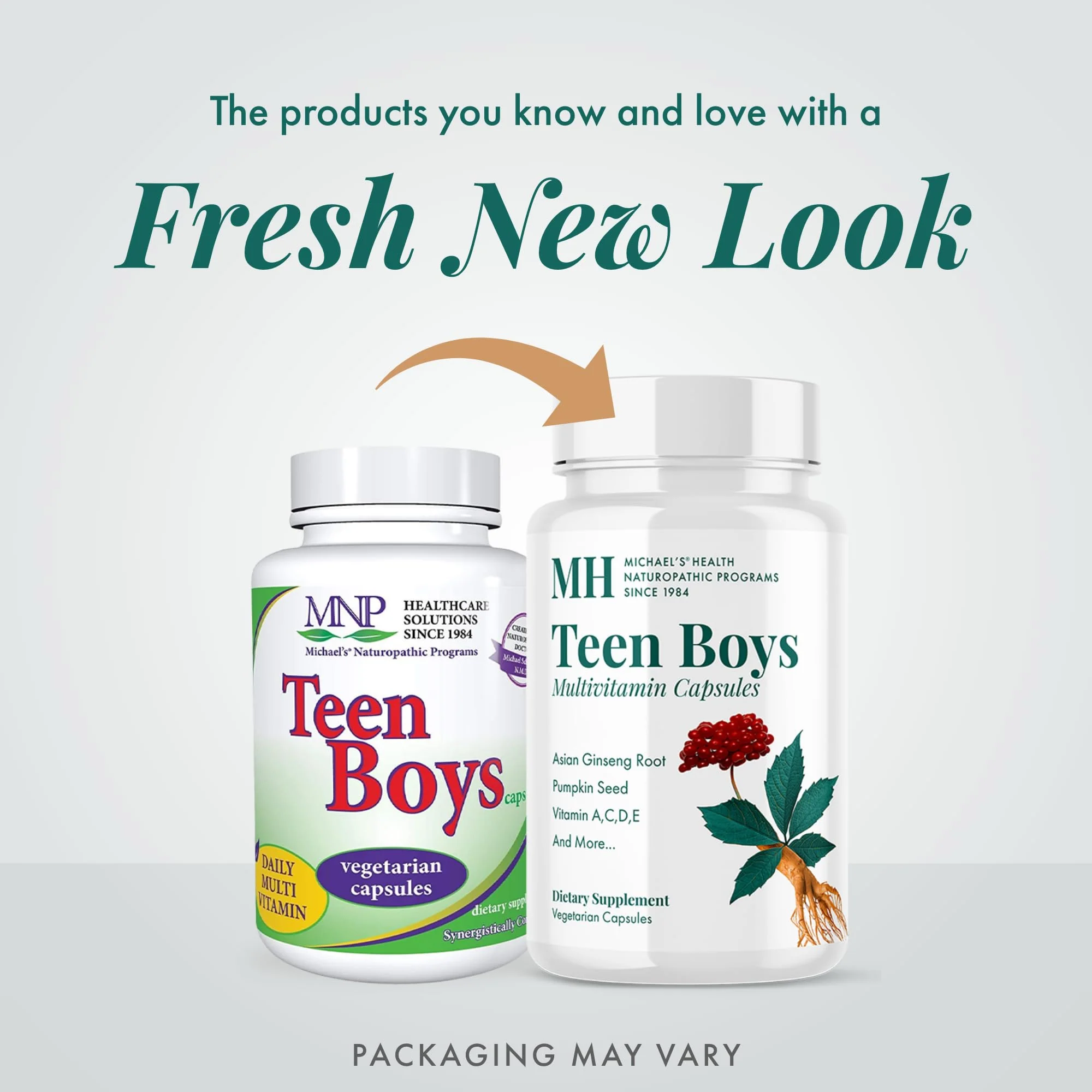 Teen Boys Daily Multivitamin – Michael's Health Naturopathic, 120 Vegetarian Capsules, Kosher - Image 10