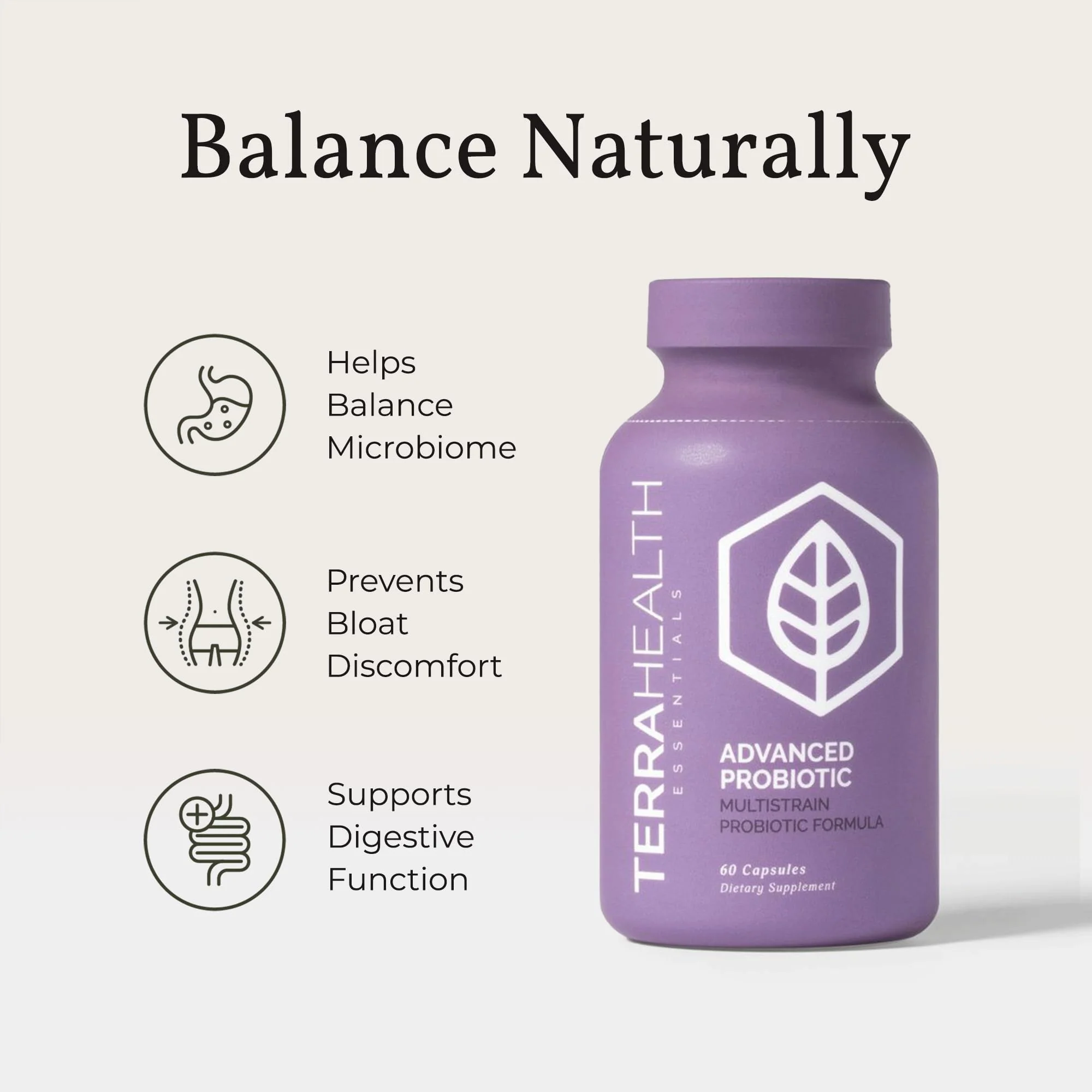 Terra Health Essentials Advanced Probiotics – 50B CFU, 60 Capsules - Image 4