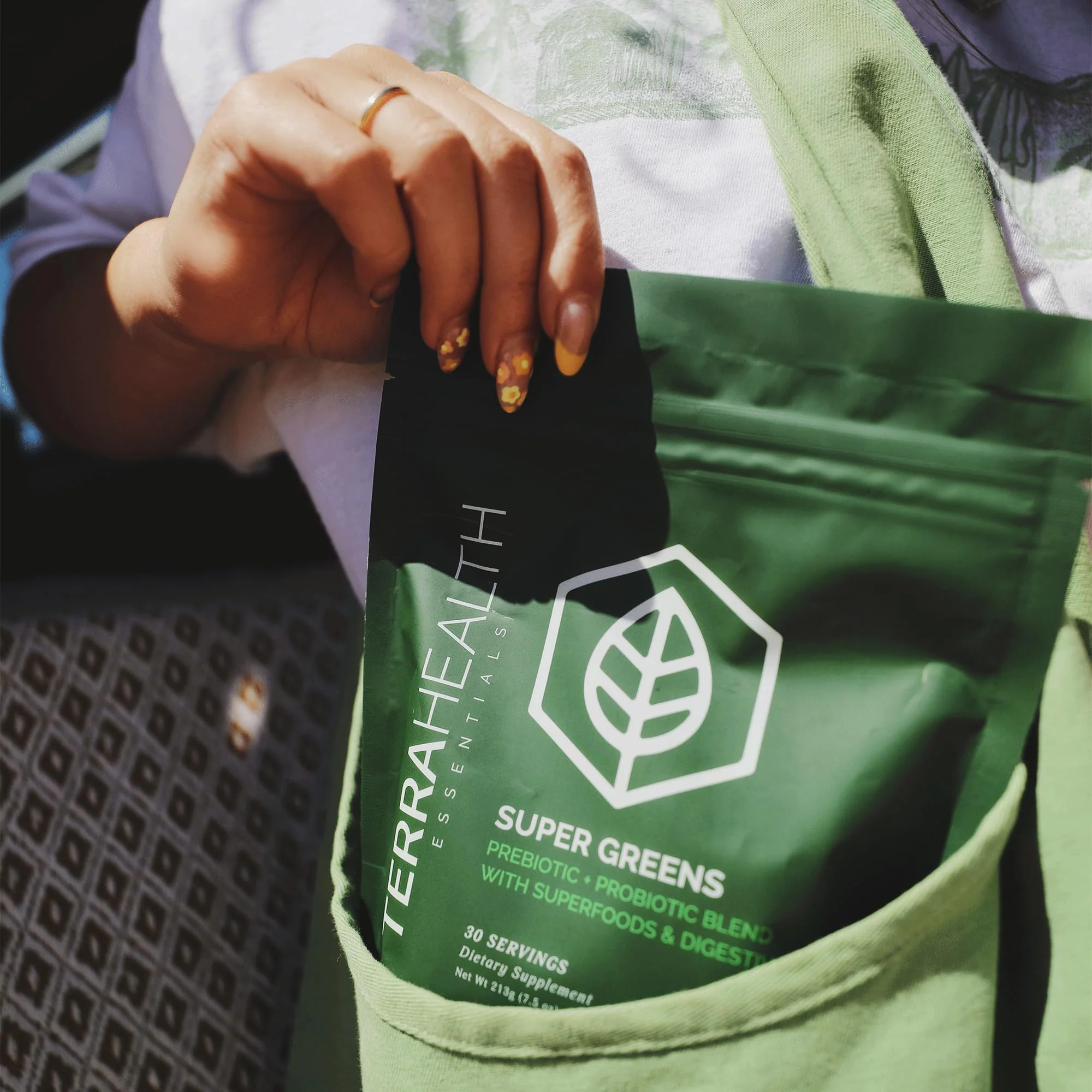 Terra Health Essentials Super Greens | Organic Greens Powder with Probiotics | 30 Servings - Image 6