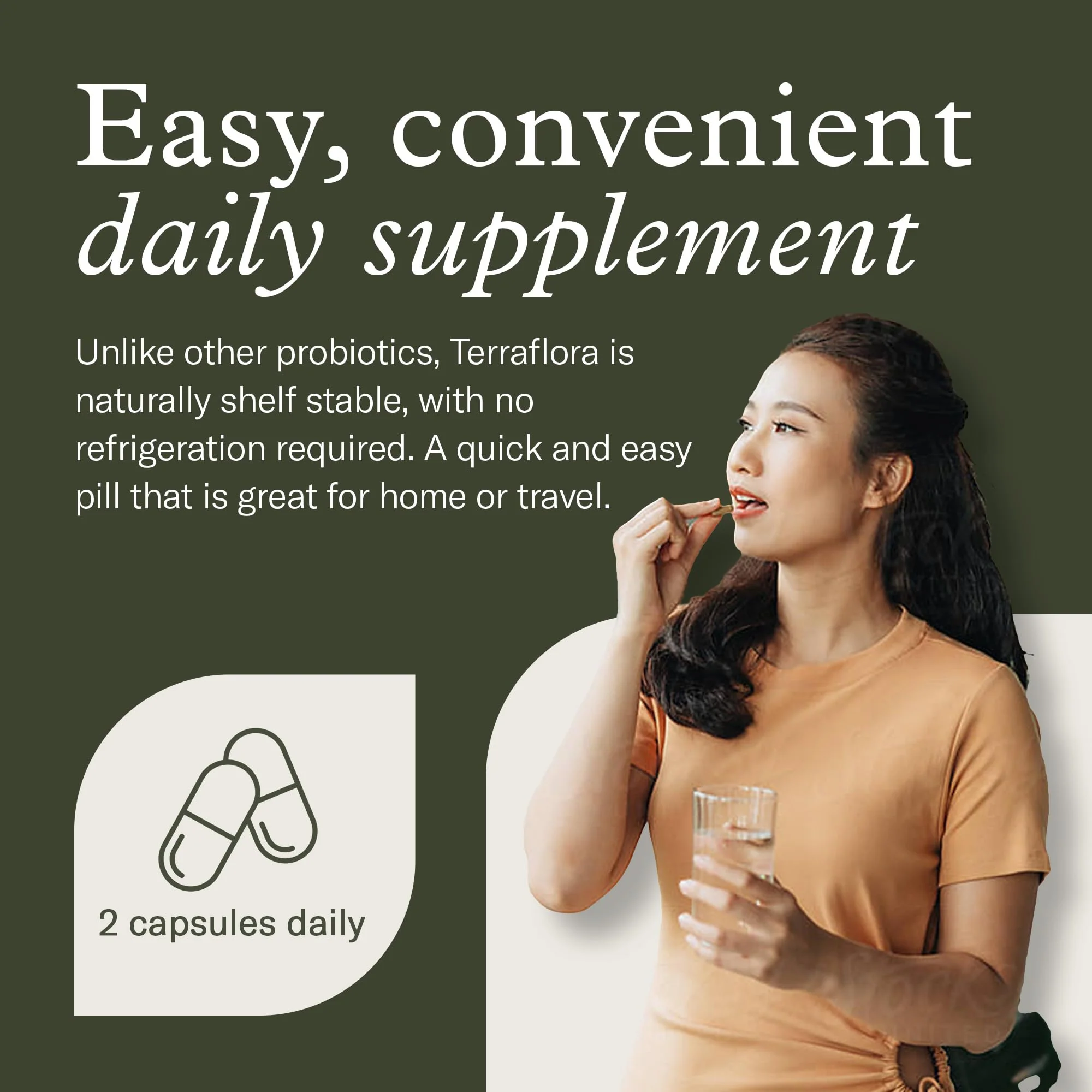 Terraflora Advanced Care Synbiotic – SBO Probiotic & Prebiotic, 60 Capsules - Image 2