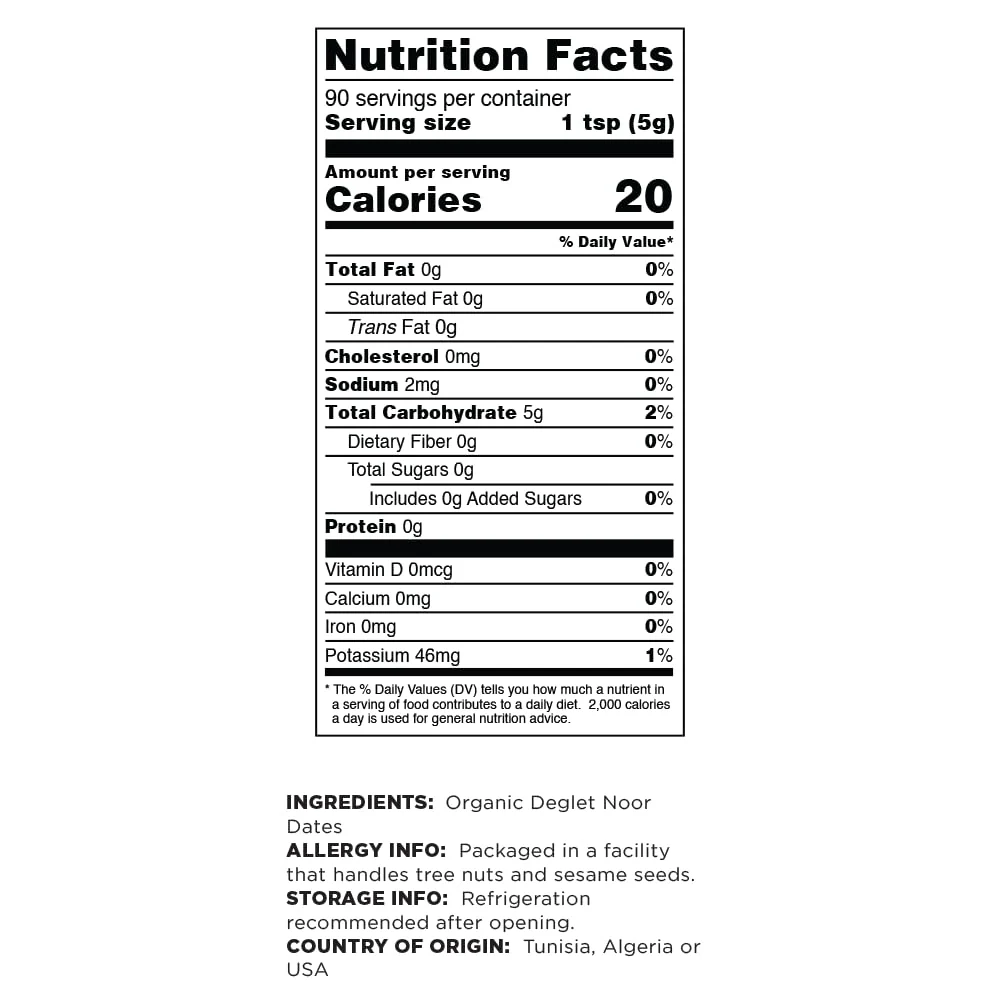Terrasoul Organic Date Sugar 1 Lb - Low Glycemic, Unrefined | Pack of 2 - Image 3