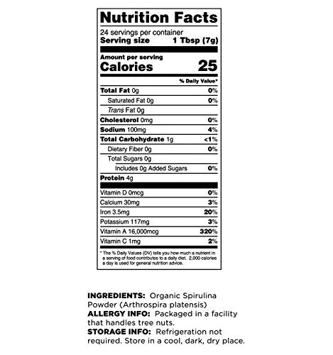 Terrasoul Spirulina Powder Organic, 24 oz – Non-GMO, Gluten-Free, Vegan - Image 4