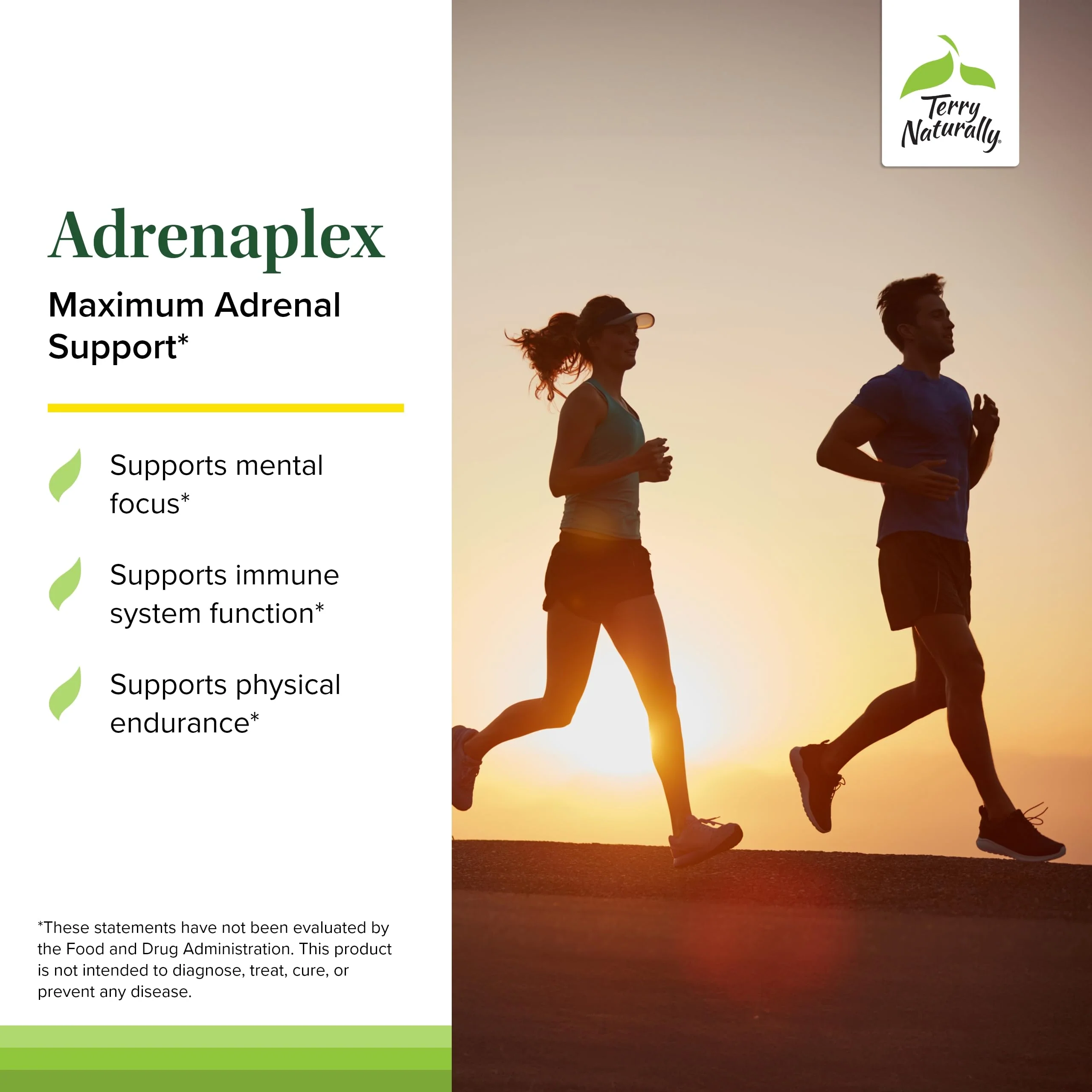 Terry Naturally Adrenaplex - Adrenal Gland Support with Vitamin C & B6 | 60 Capsules (Pack of 2) | Keep Out of Reach of Children - Image 3
