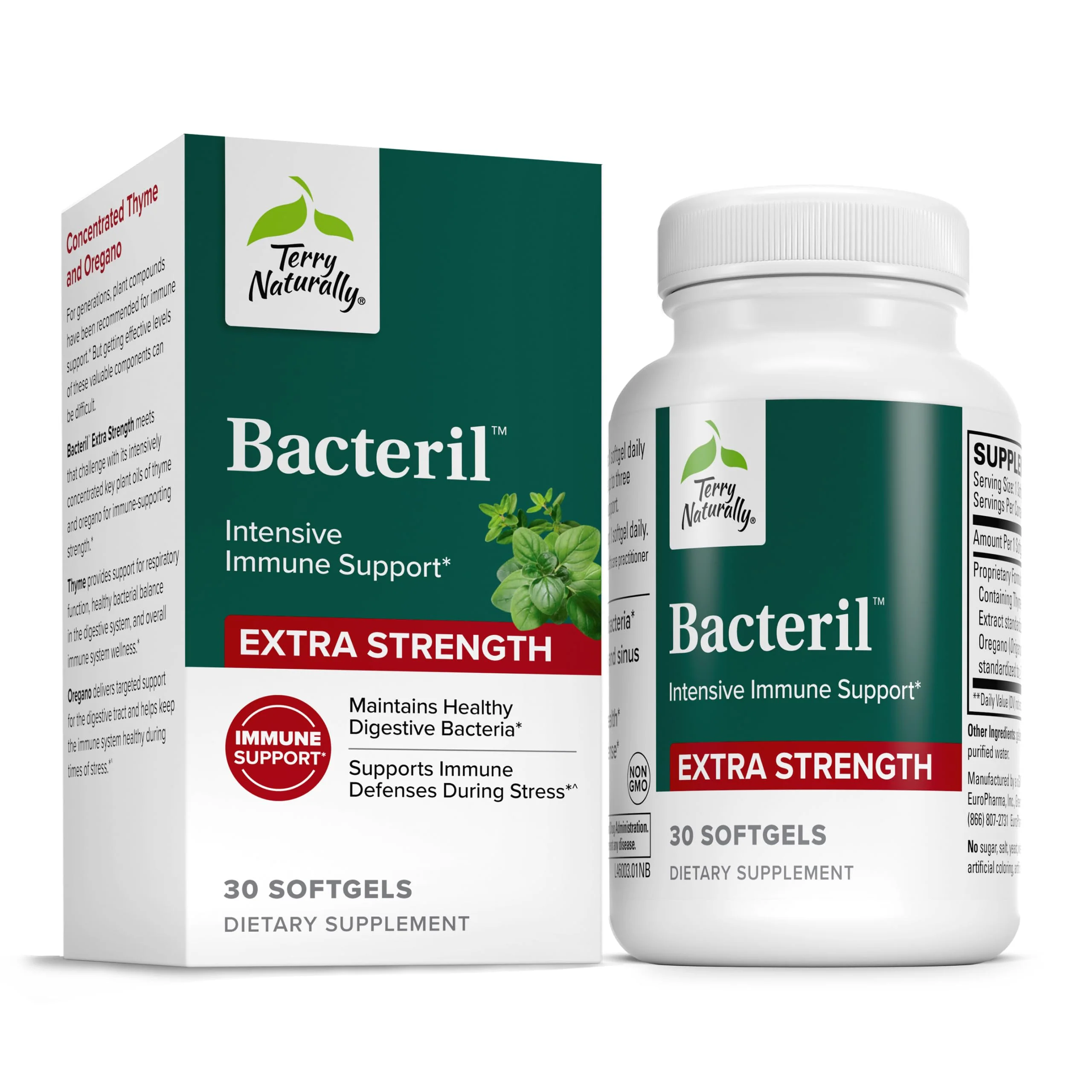 Terry Naturally Bacteril Extra Strength – Immune & GI Health (Gluten & Dairy Free) - Image 8
