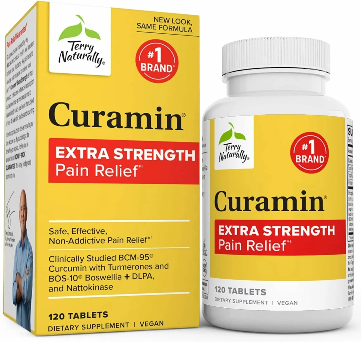 Terry Naturally Curamin Extra Strength – Curcumin & Boswellia for Joint, Muscle & Circulation Support | 120 Tablets - Image 8