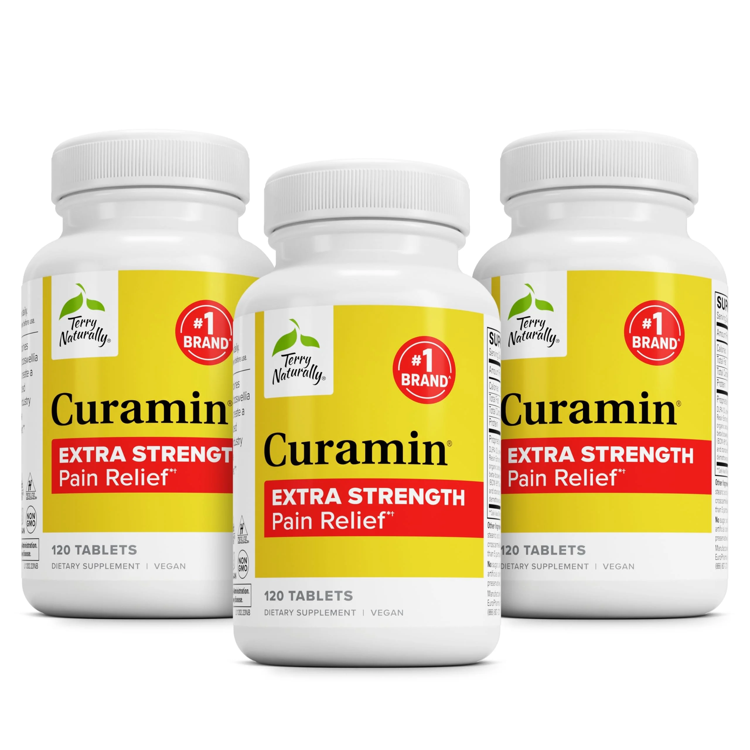 Terry Naturally Curamin Extra Strength – Curcumin & Boswellia for Joints & Circulation (120 Tablets, Pack of 3) - Image 8