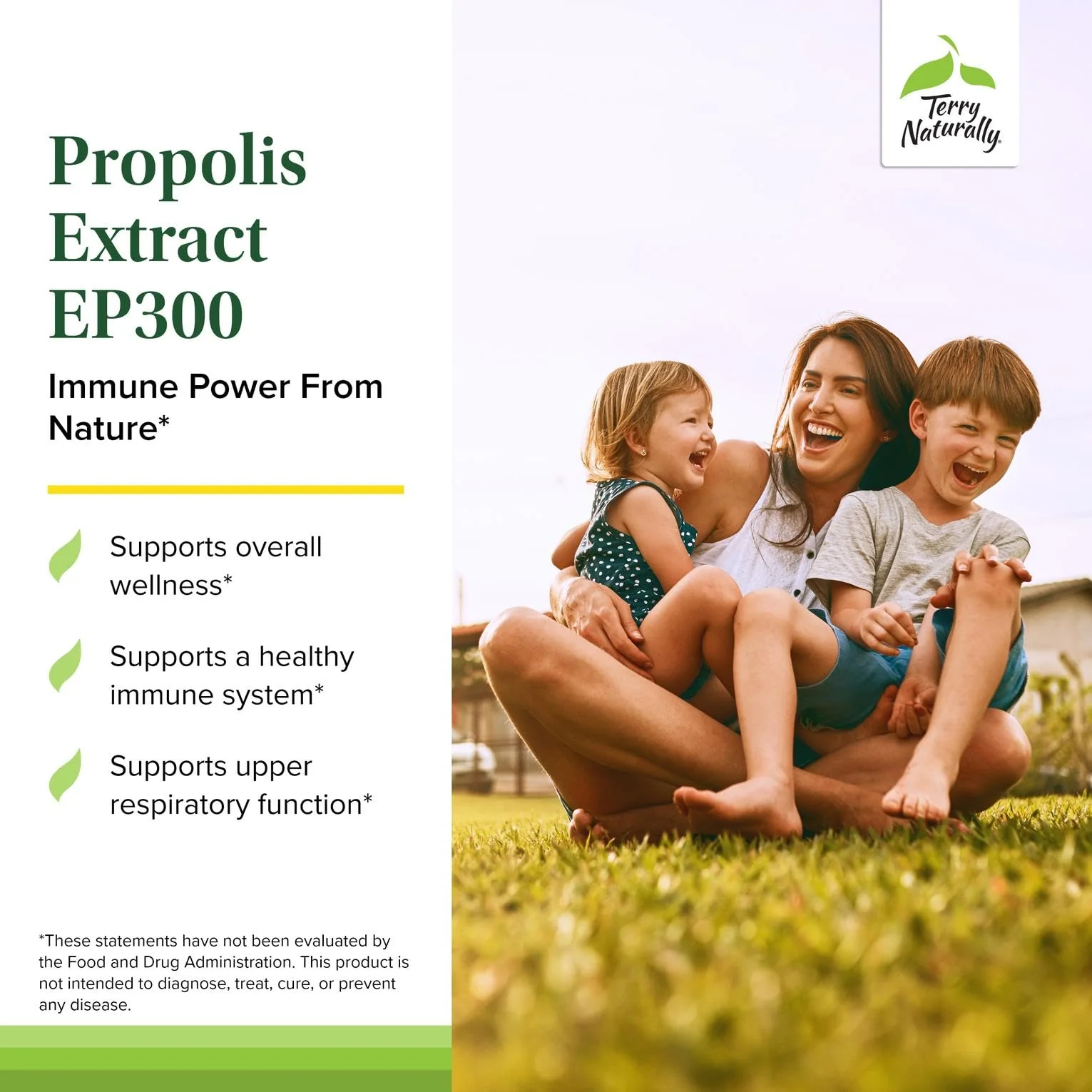 Terry Naturally Propolis EP300 - Immune & Upper Respiratory Support for Child & Adult | 60 Capsules, 2-Pack - Image 10