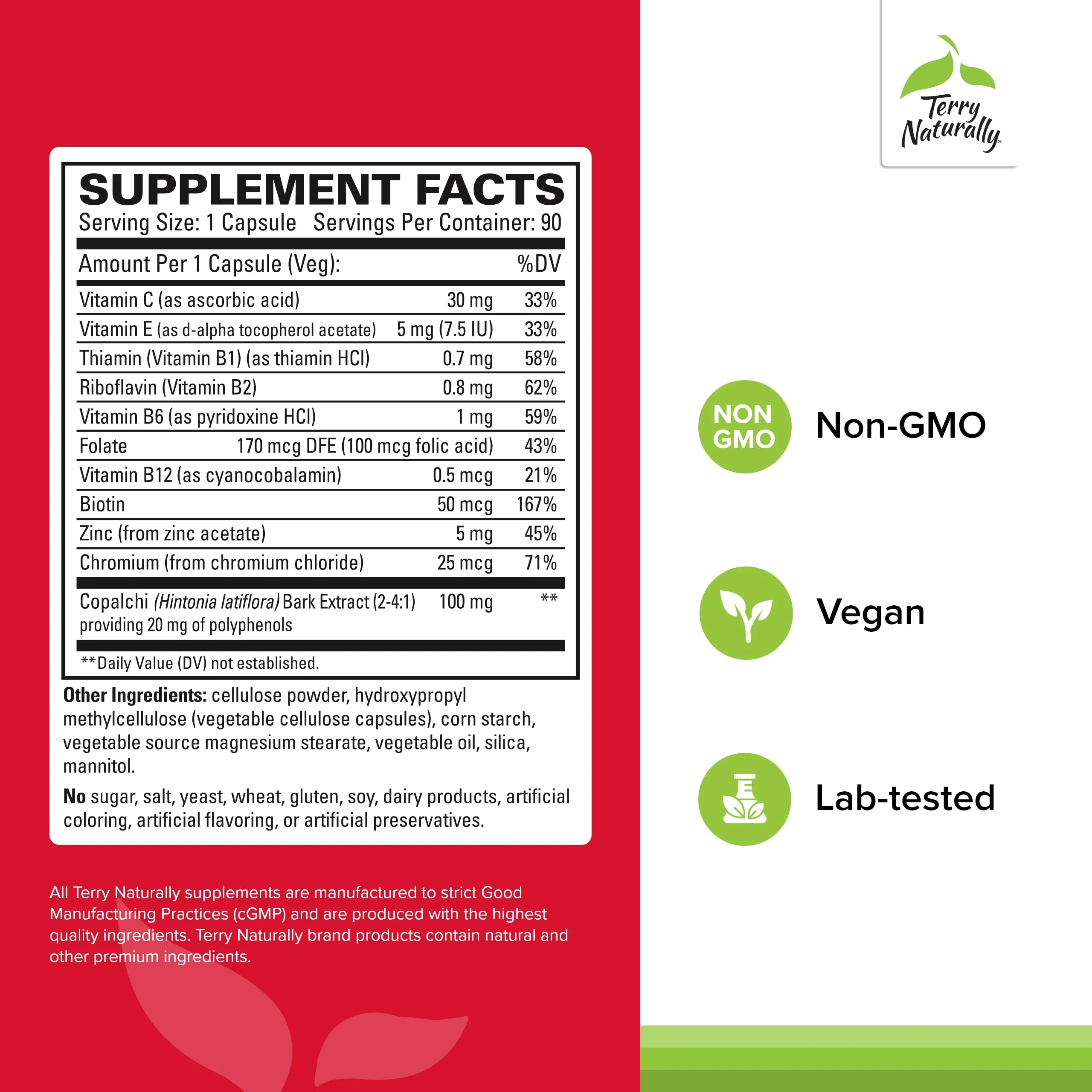 Terry Naturally Sucontral D - B-Complex & Folate for Carbohydrate Metabolism - 60 Capsules (Pack of 3) - Image 4