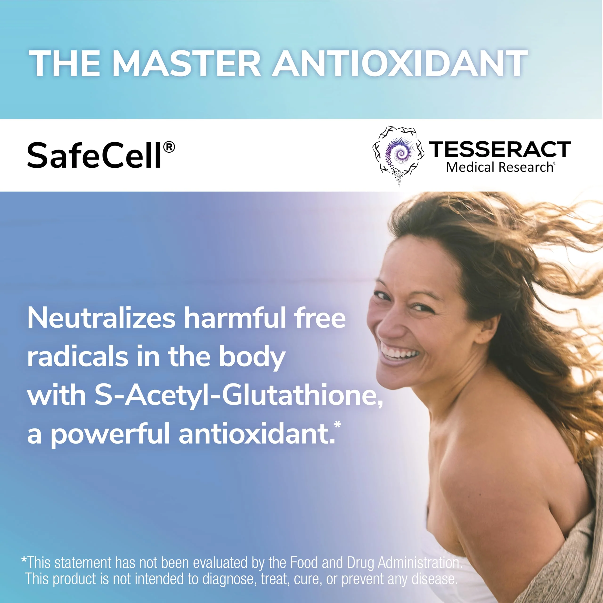 Tesseract SafeCell S-Acetyl Glutathione Supplement, 300mg, 60 Capsules – Bioavailability, Vegan, Hypoallergenic, Patented Delivery - Image 12
