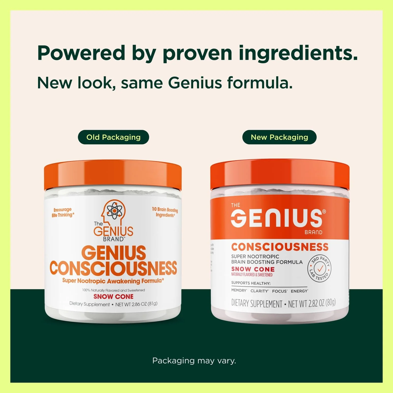 The Genius Brand Genius Consciousness – All-in-One Brain Health Supplement for Clarity, Focus & Creativity | Snow Cone | 15 Servings - Image 2
