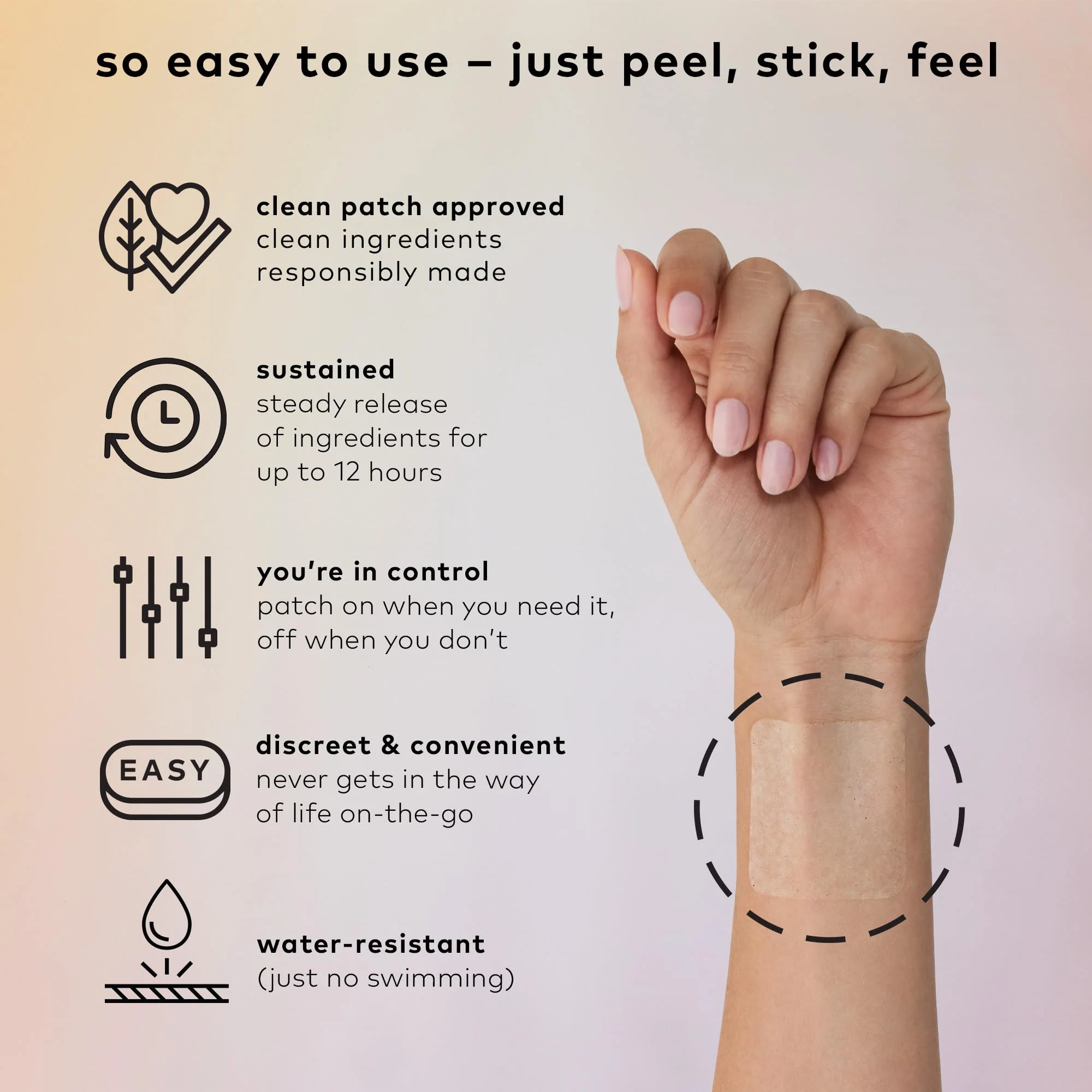 The Good Patch Desire Patches – Get in the Mood, Plant-Powered Wellness (24 Patches) - Image 3