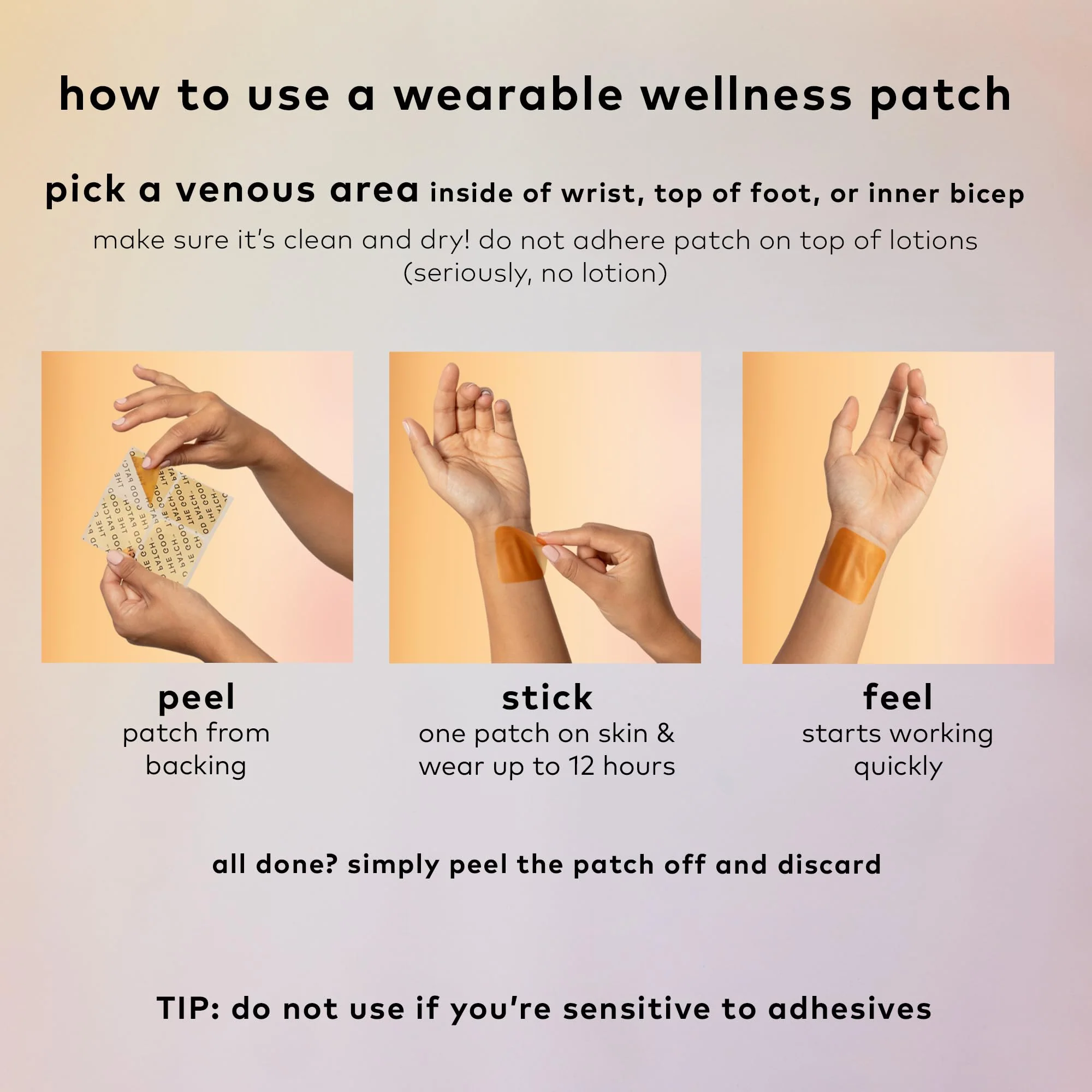 The Good Patch Rescue Recovery Patch — Plant-Powered Night-Out Wellness (16 Patches) - Image 6