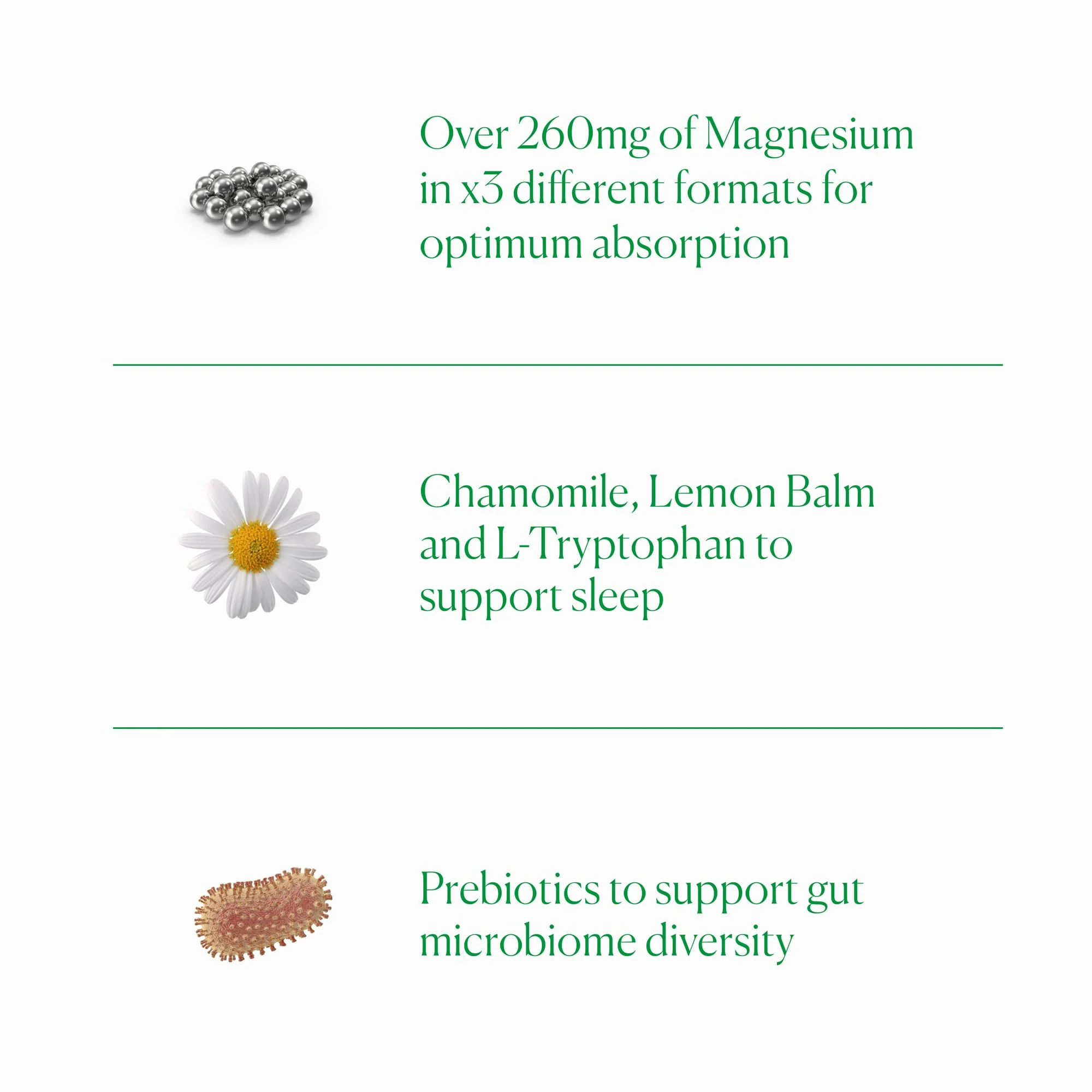 The Nue Co. Magnesium Gut Barrier+ | Sleep Tonic with Prebiotic, 200g - Image 3