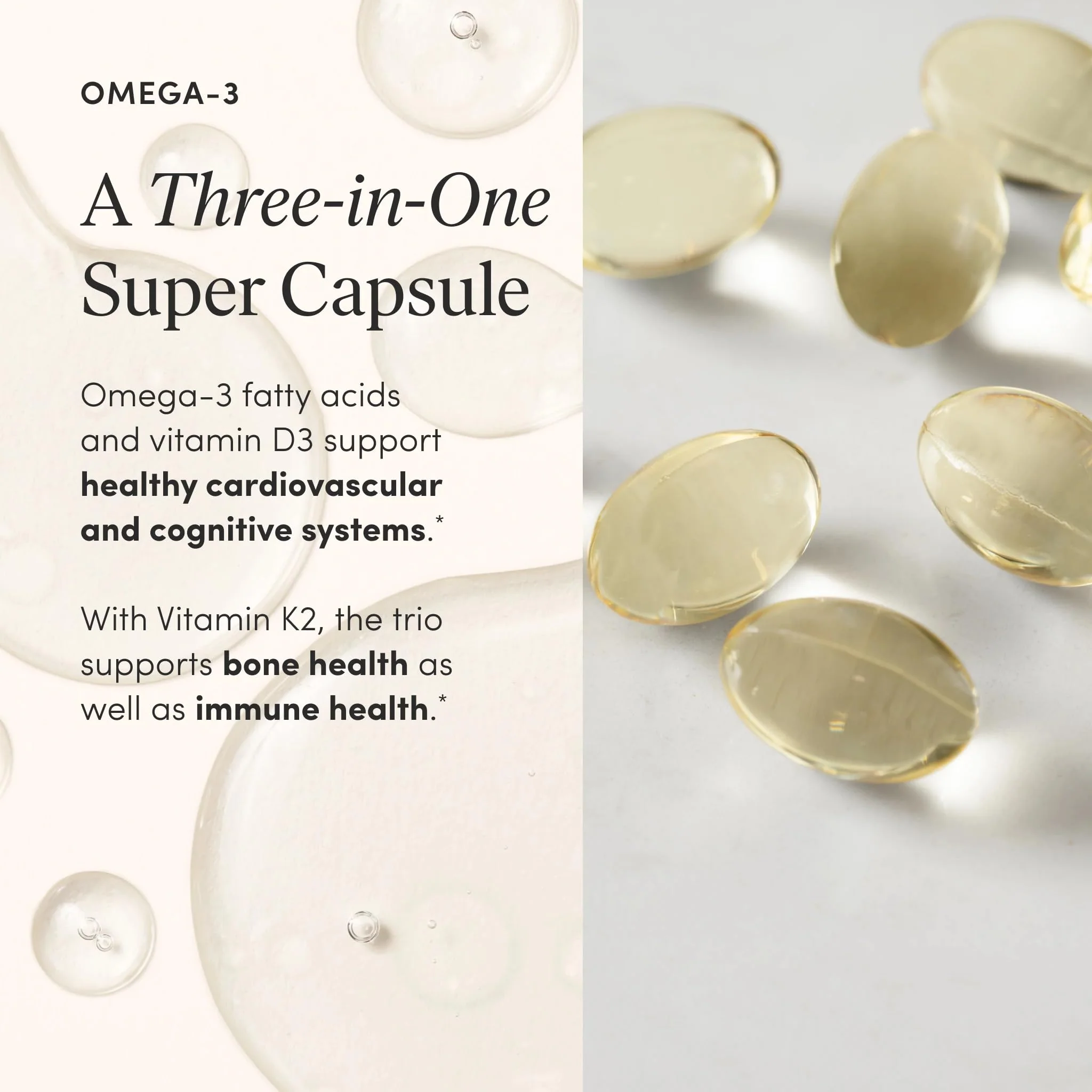 The 'Pause Life Omega-3 with Vitamin D & K2 – Gluten Free, Unflavored, 120 Softgels - Image 12