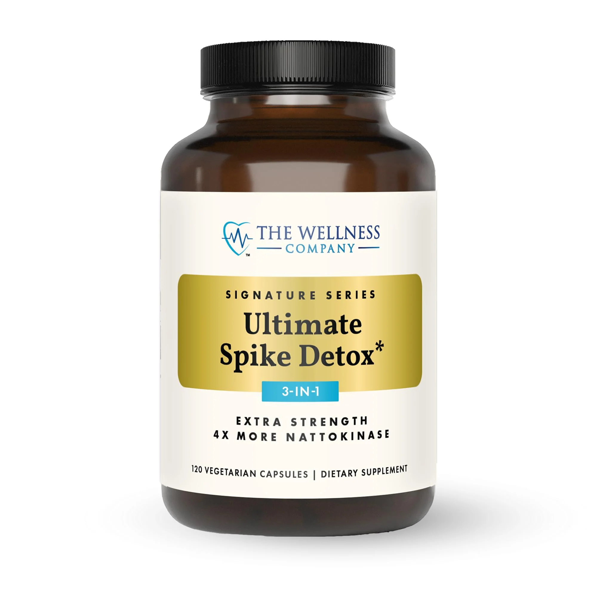 The Wellness Company Ultimate Spike Detox – 3-in-1 Nattokinase, Turmeric & Bromelain | 120ct - Image 6