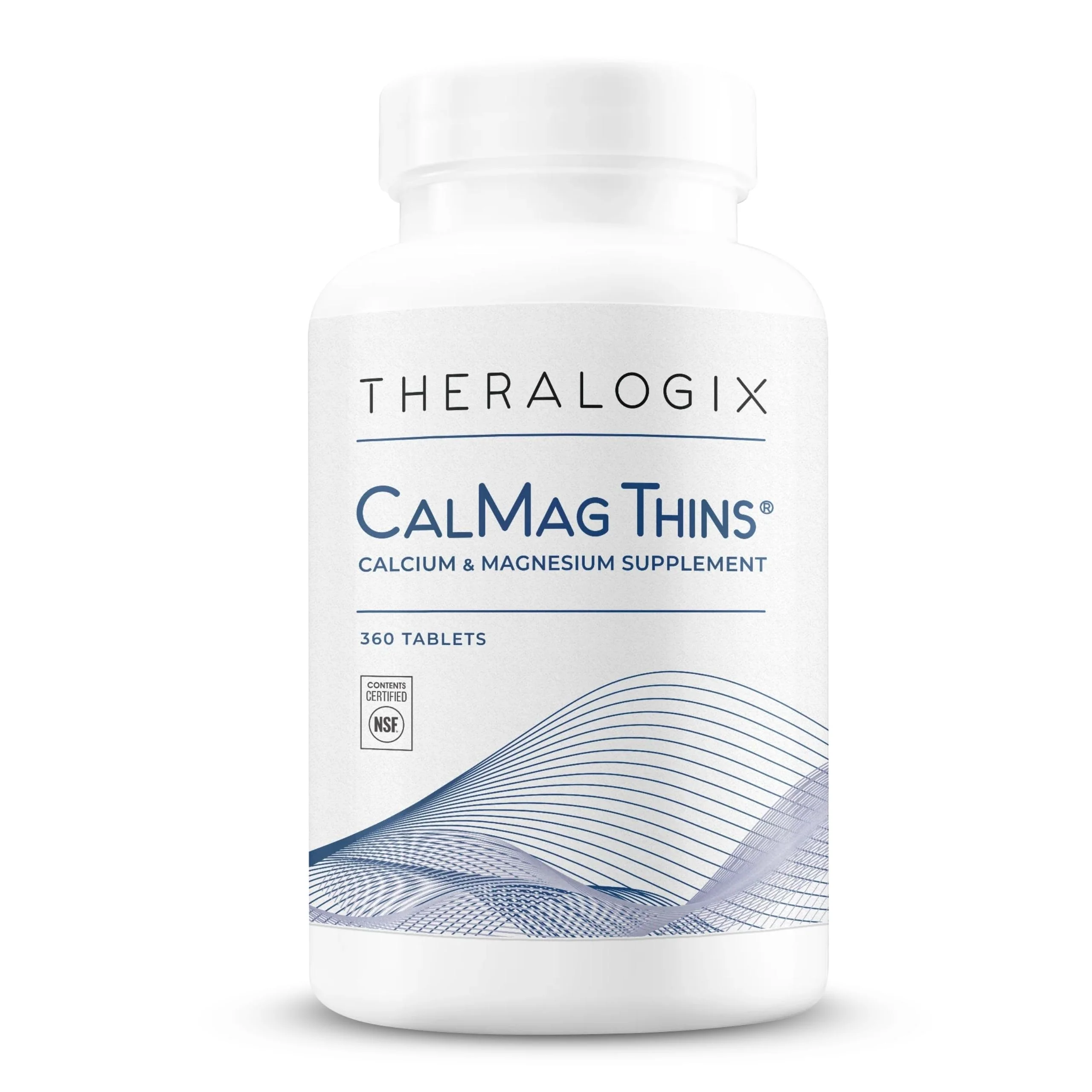 Theralogix CalMag Thins Calcium & Magnesium - 360 Tablets | NSF Certified