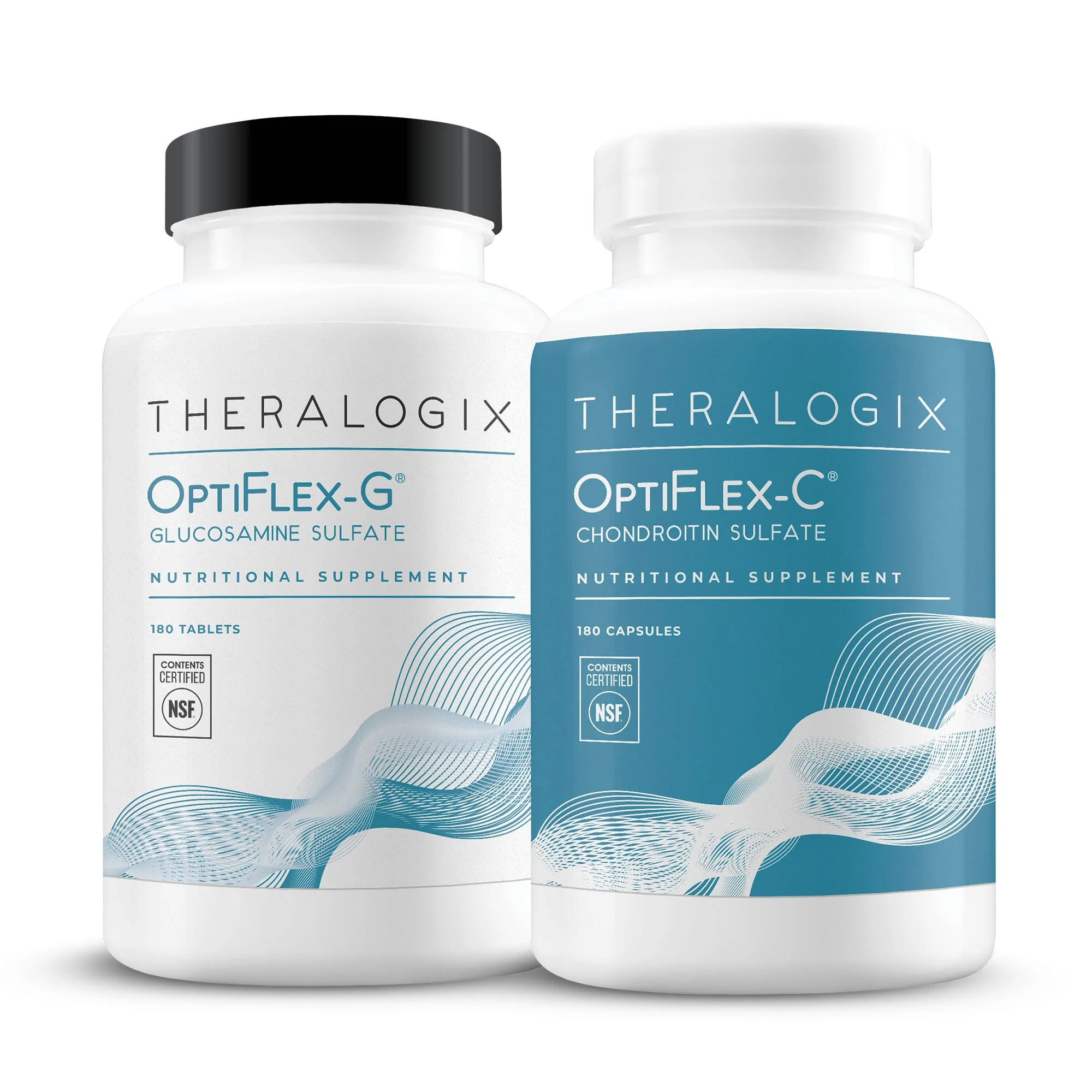 Theralogix OptiFlex Complete – 90-Day Joint Health Supplement | Glucosamine & Chondroitin | NSF Certified | 180 Caps & 180 Tabs - Image 7