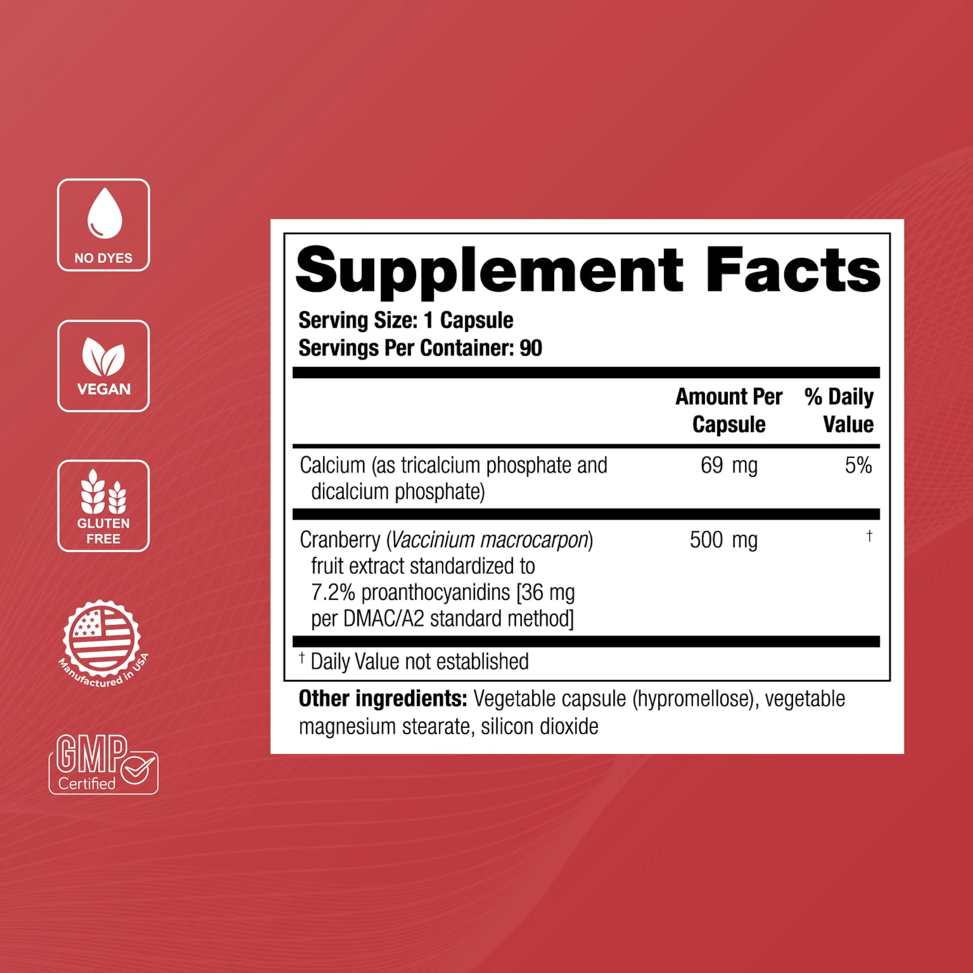 Theralogix TheraCran One Cranberry Capsules – 90-Count, NSF Certified, 36 mg Soluble PACs per Capsule | Urinary Tract Support - Image 9