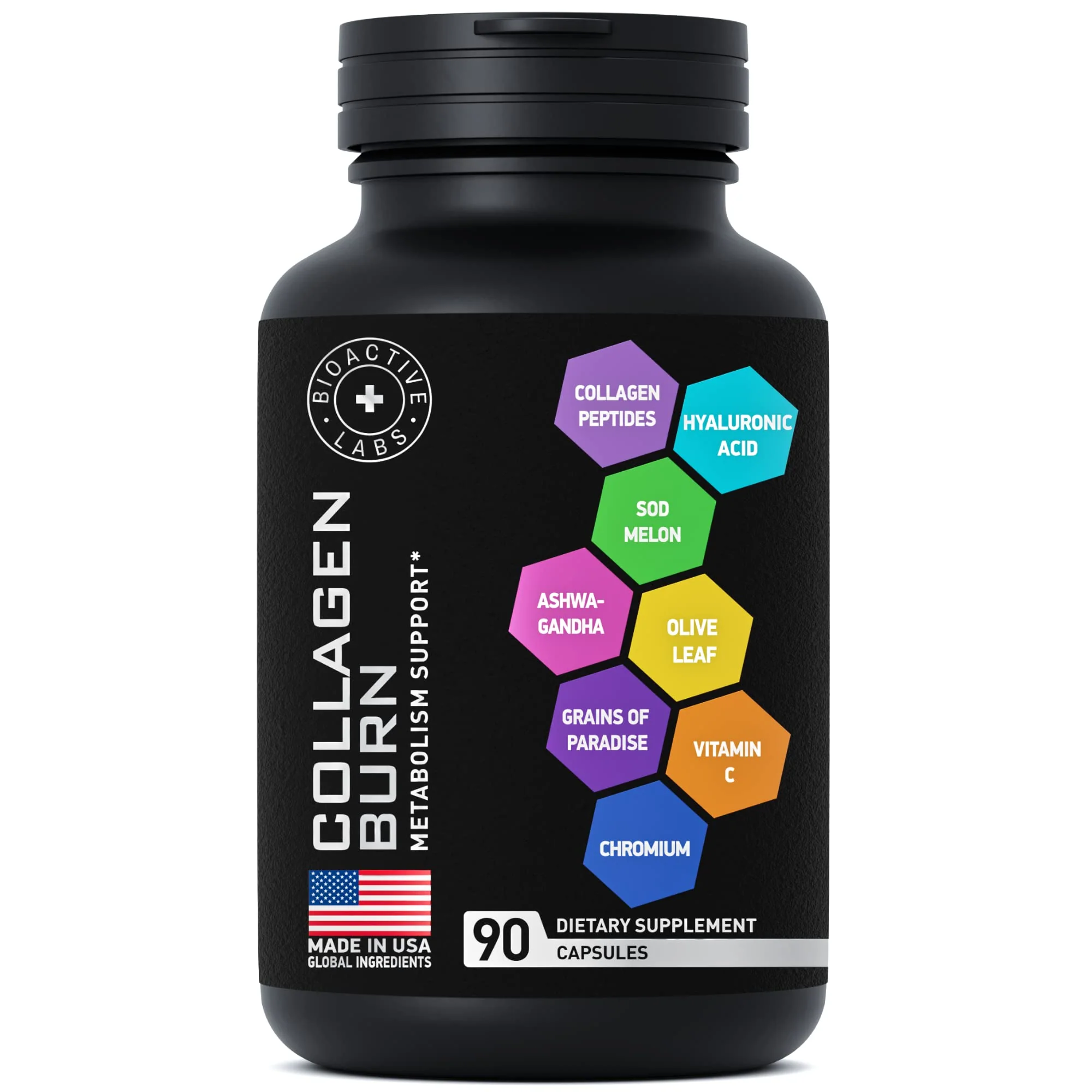 Thermogenic Multi Collagen Burn Capsules – Hydrolyzed Collagen Peptides + Hyaluronic Acid (2-Pack) - Image 8