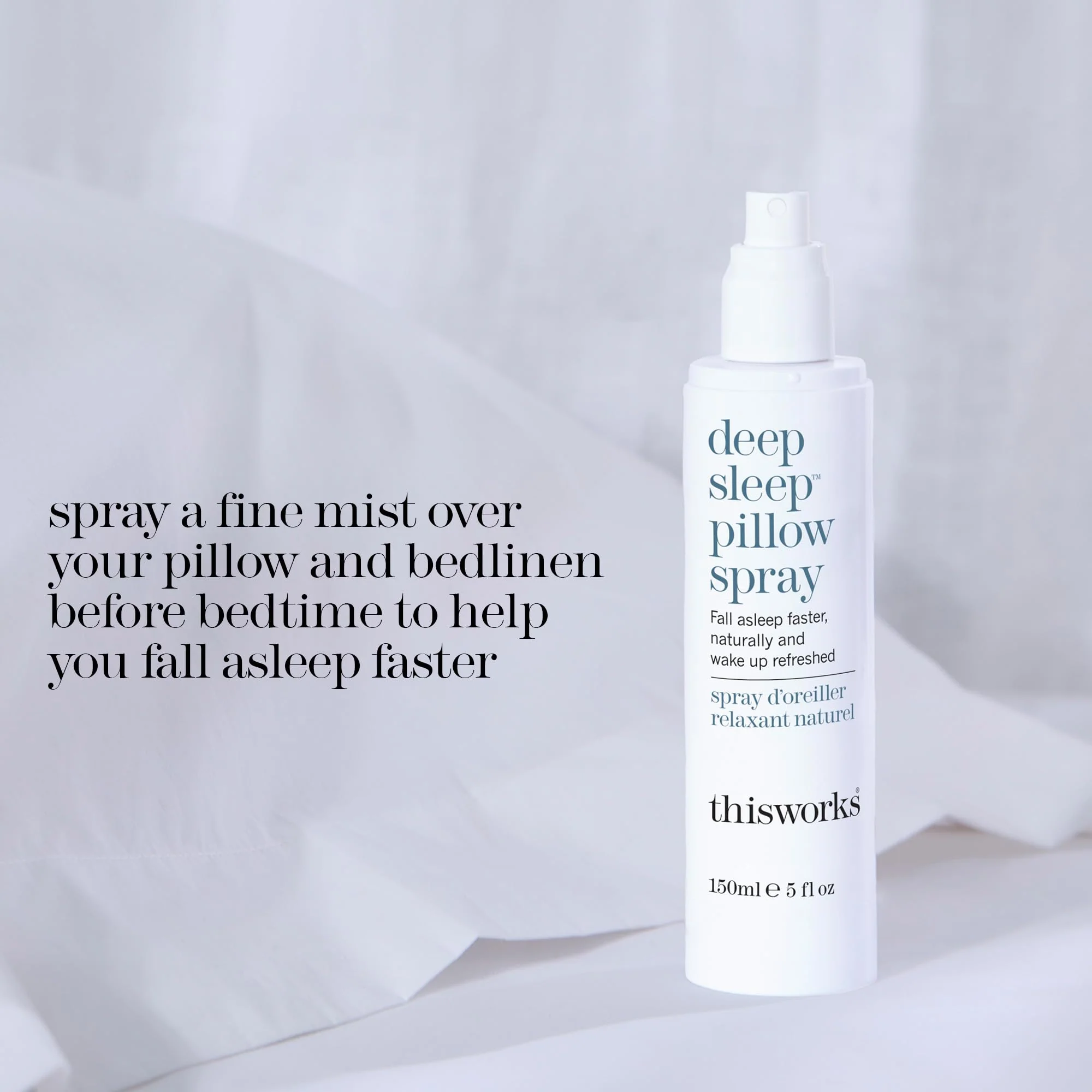 THISWORKS Deep Sleep Pillow Spray – Fast-Acting Rest Formula with Lavender, Vetivert & Camomile – 150 ml - Image 8