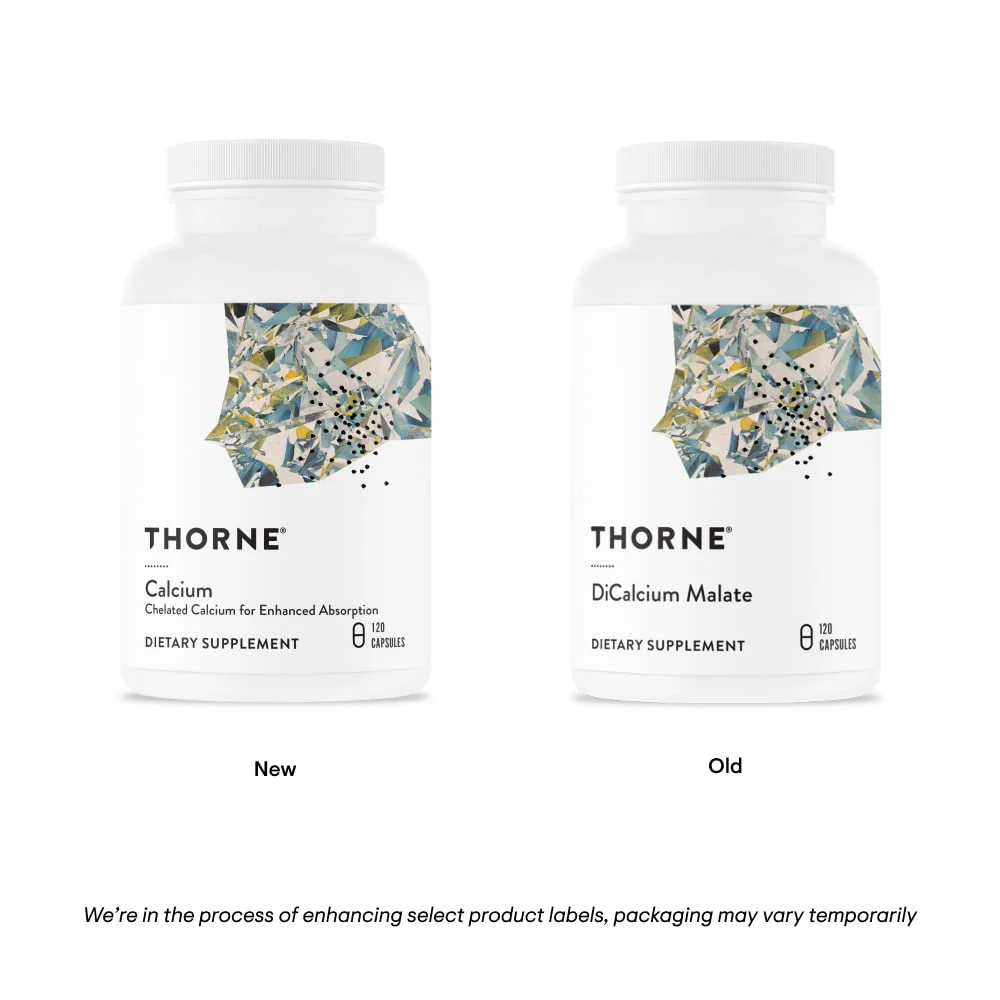 Thorne Calcium DimaCal - Chelated Calcium for Enhanced Absorption | 120 Capsules - Image 3