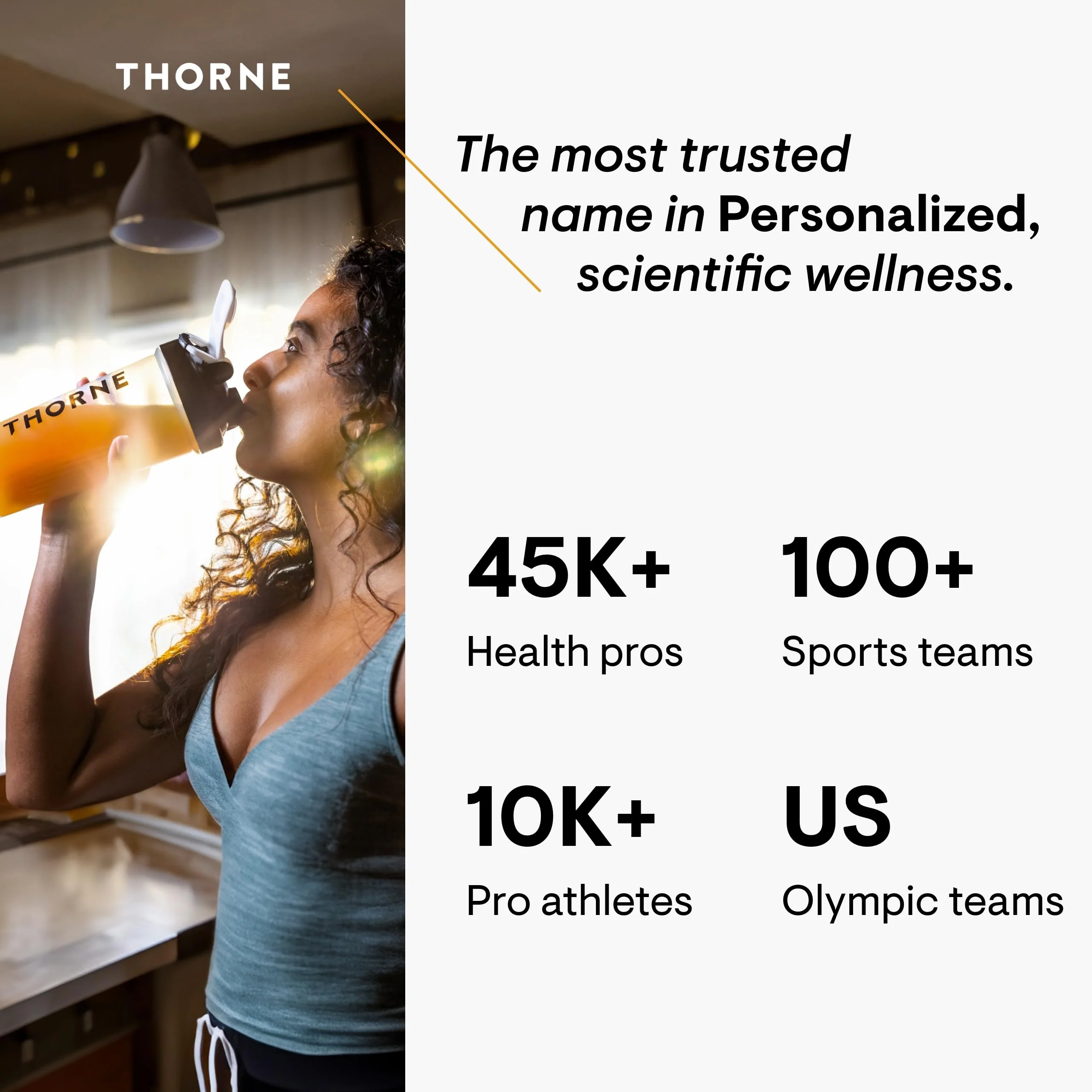 THORNE Collagen Fit – Unflavored Collagen Peptides with Nicotinamide Riboside | 30 Servings, NSF Certified for Sport - Image 5