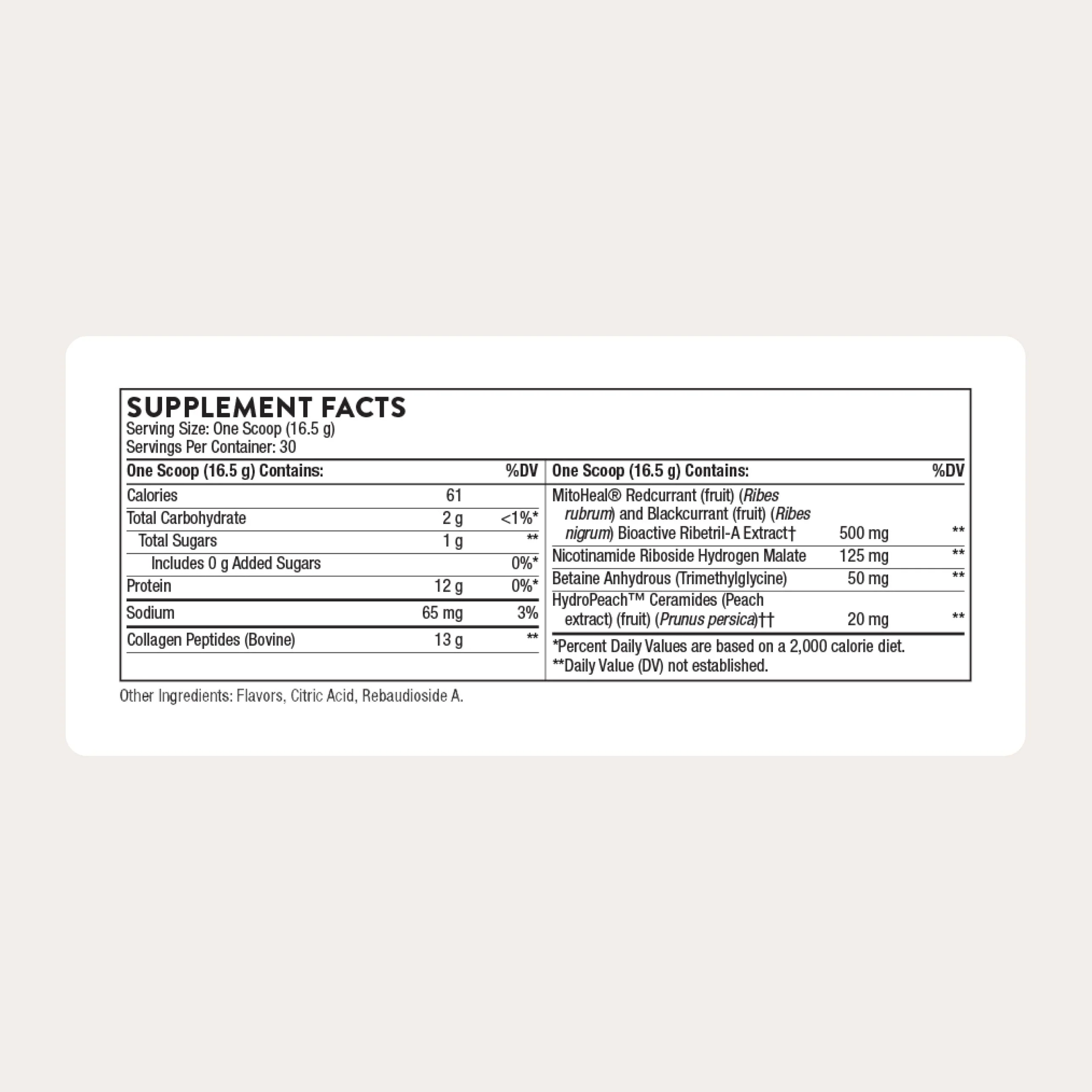 THORNE Collagen Plus – Collagen Peptides with Nicotinamide Riboside for Skin, Hair & Nails – 17.5 oz, 30 Servings - Image 10