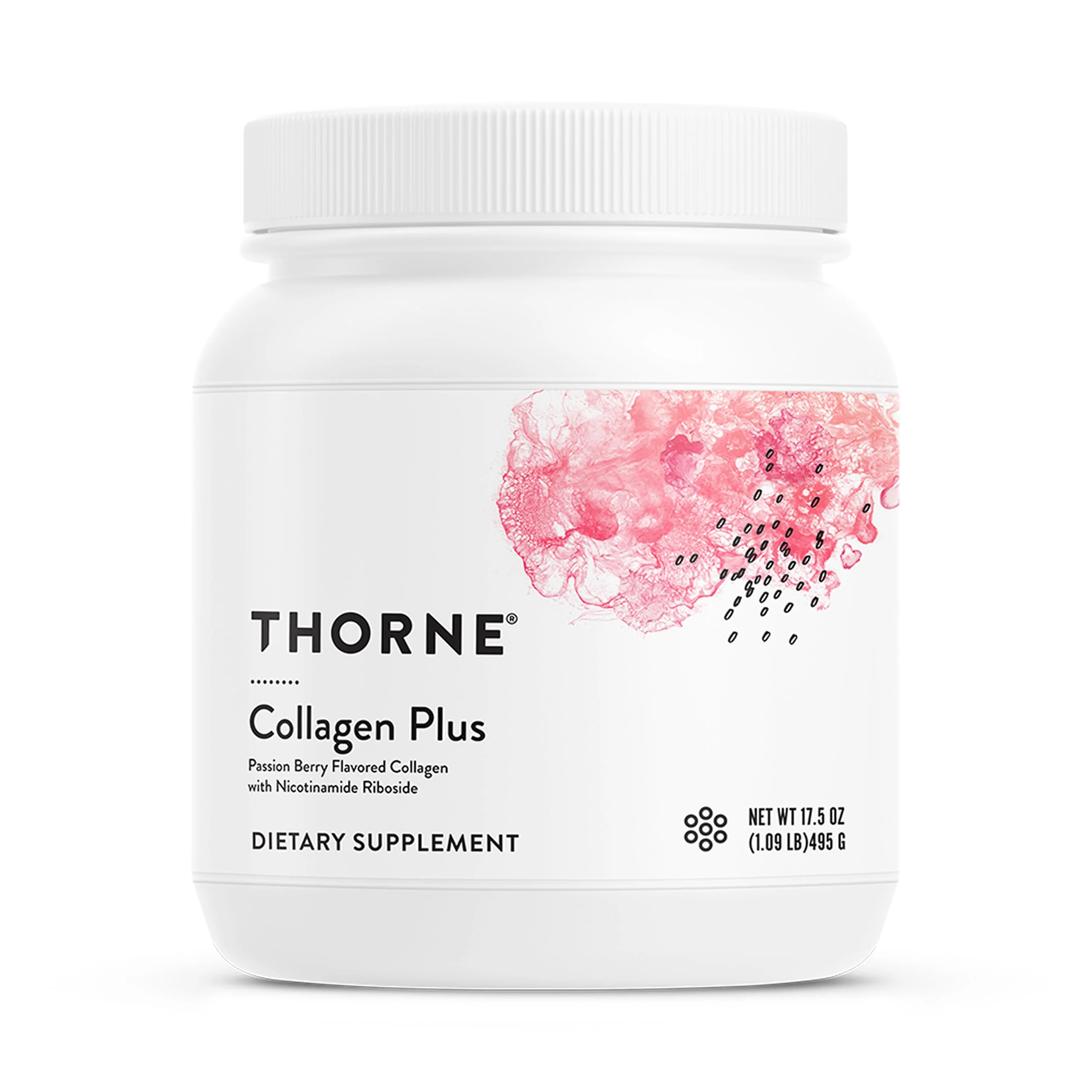 THORNE Collagen Plus – Collagen Peptides with Nicotinamide Riboside for Skin, Hair & Nails – 17.5 oz, 30 Servings - Image 9