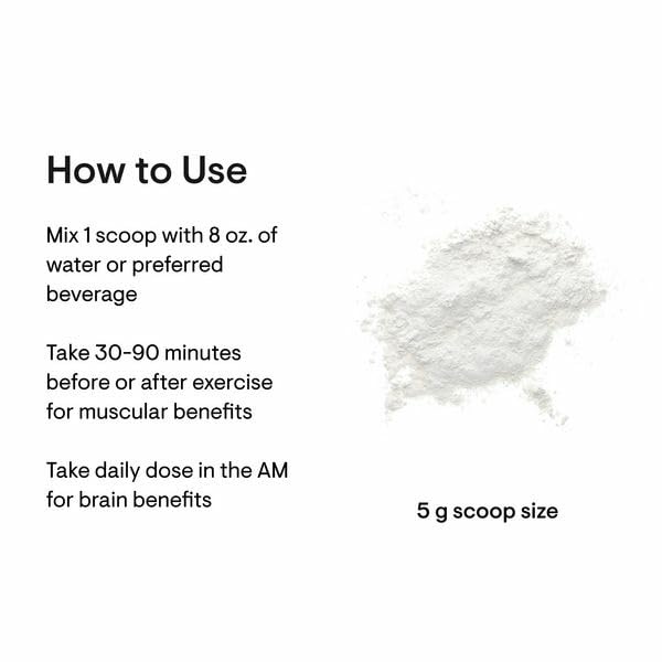 THORNE Creatine – Micronized Creatine Monohydrate Powder, 5 g Serving, 180 Servings, NSF Certified for Sport - Image 2