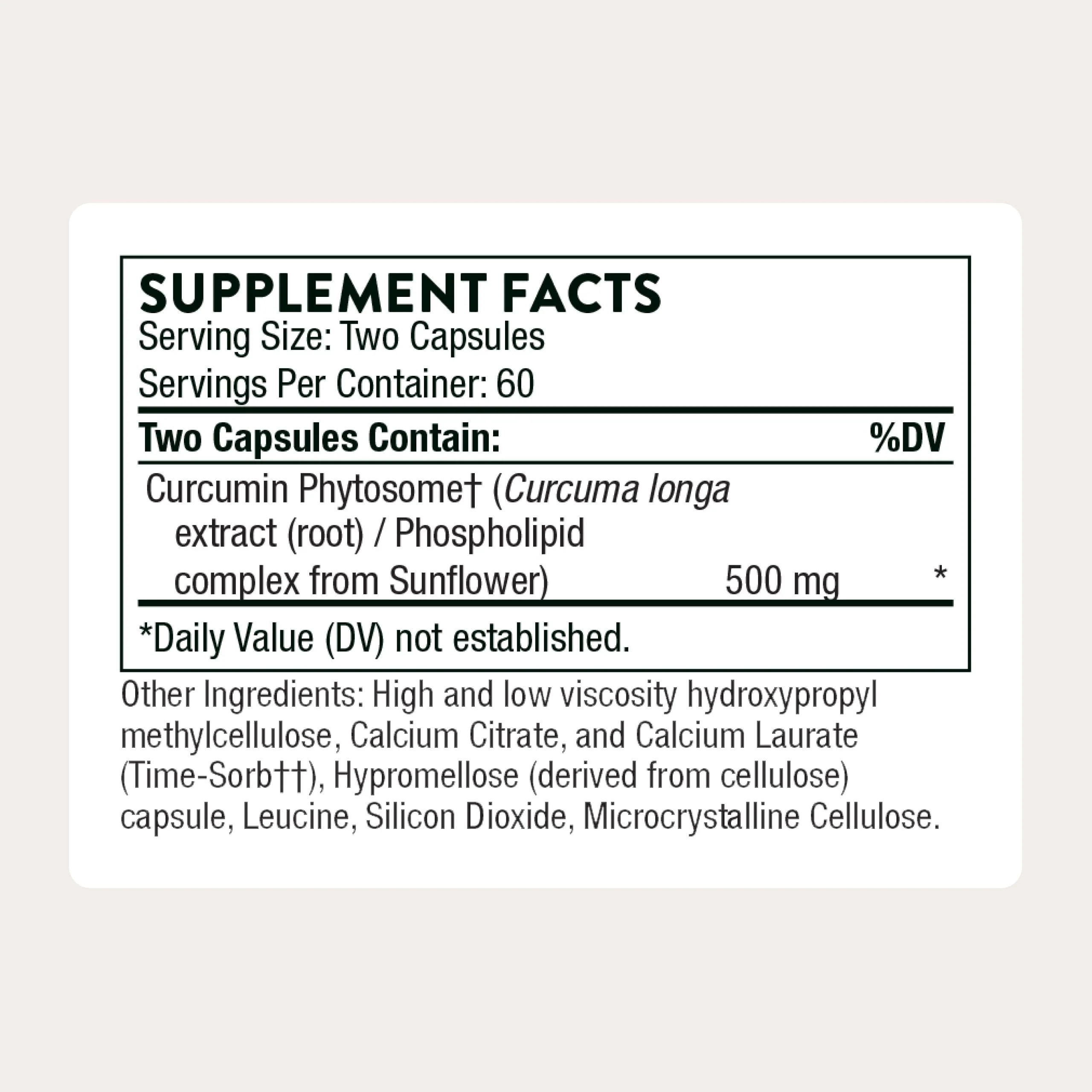THORNE Curcumin Phytosome 500 mg (Meriva) – Sustained Release, Clinically Studied, Supports Healthy Inflammation - Image 9