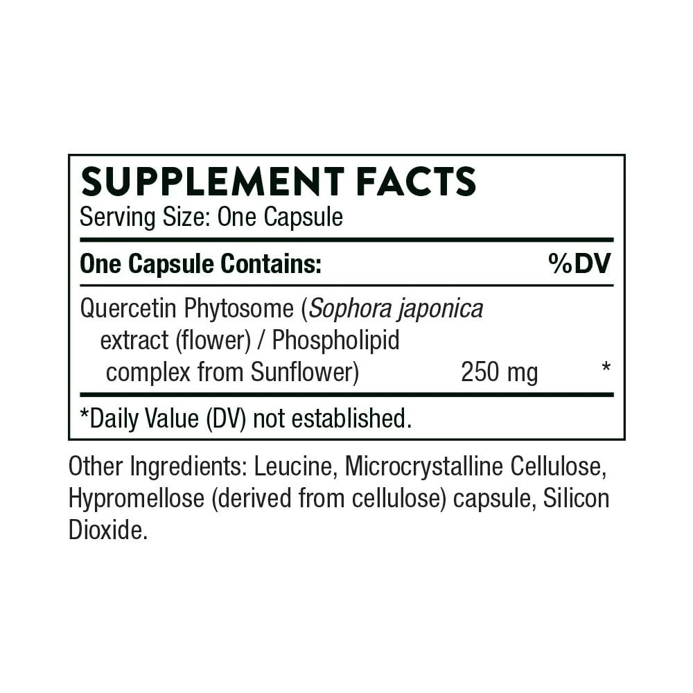 THORNE Quercetin Phytosome – Immune & Respiratory Support, Seasonal Allergy Relief | 60 Servings - Image 2