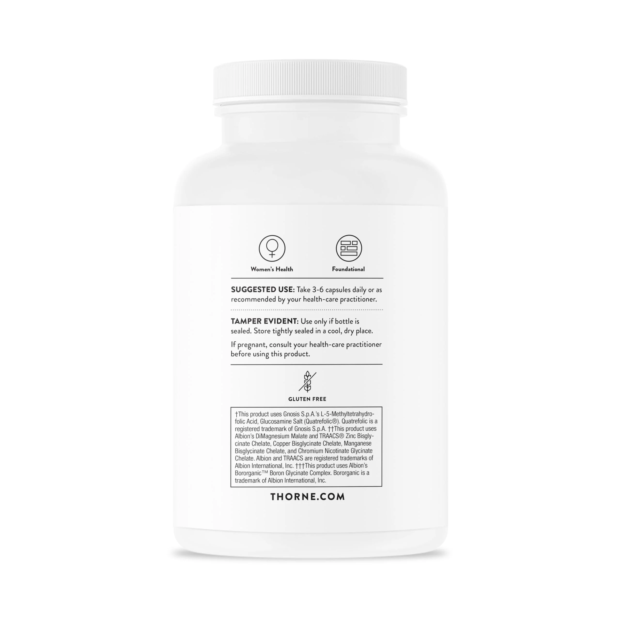 THORNE Women’s Multi 50+ – Comprehensive Daily Multivitamin for Heart, Bone & Immune Health | 180 Capsules - Image 3