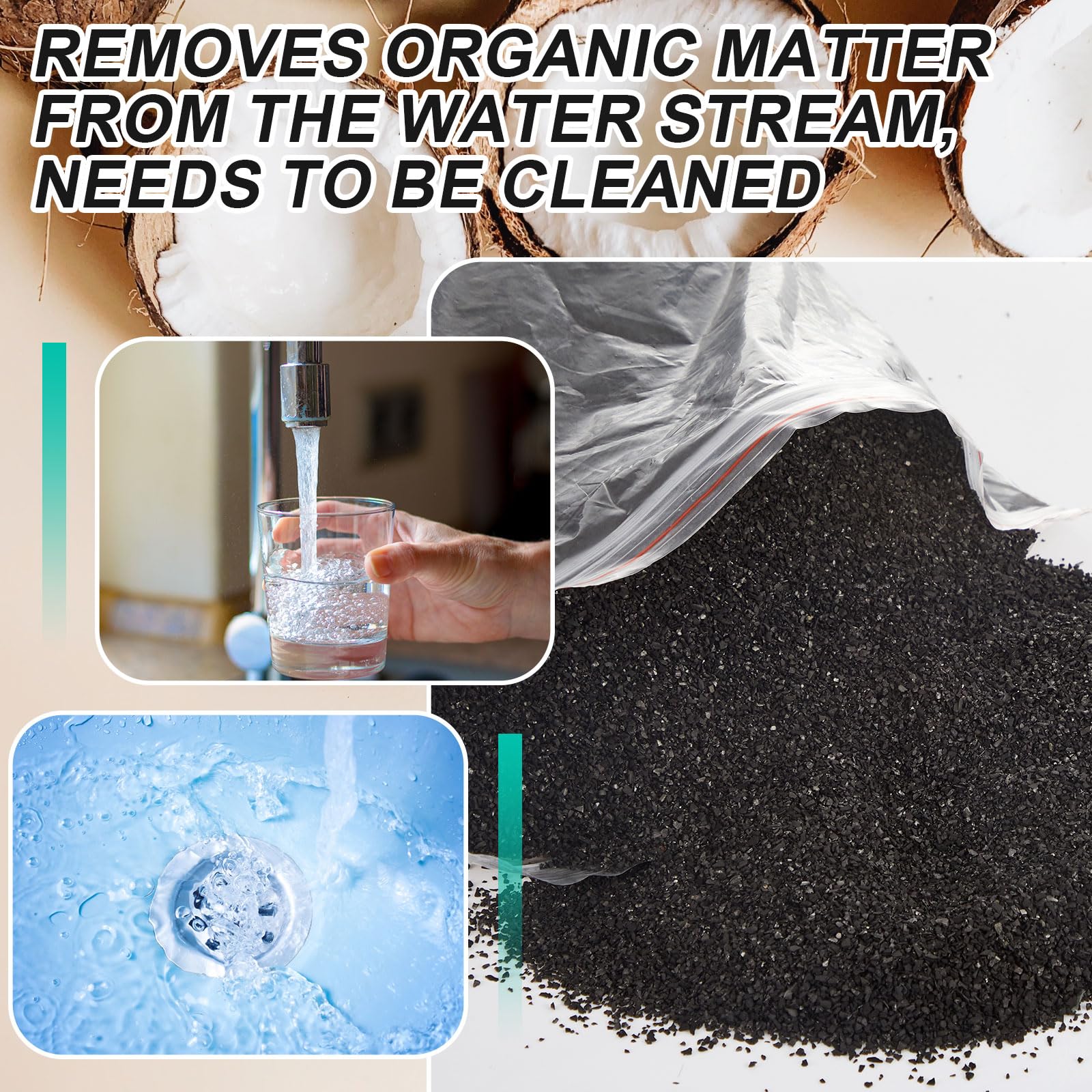 Threlaco 10lbs Activated Charcoal Powder — GAC Pellets for Water & Air Filtration - Image 4