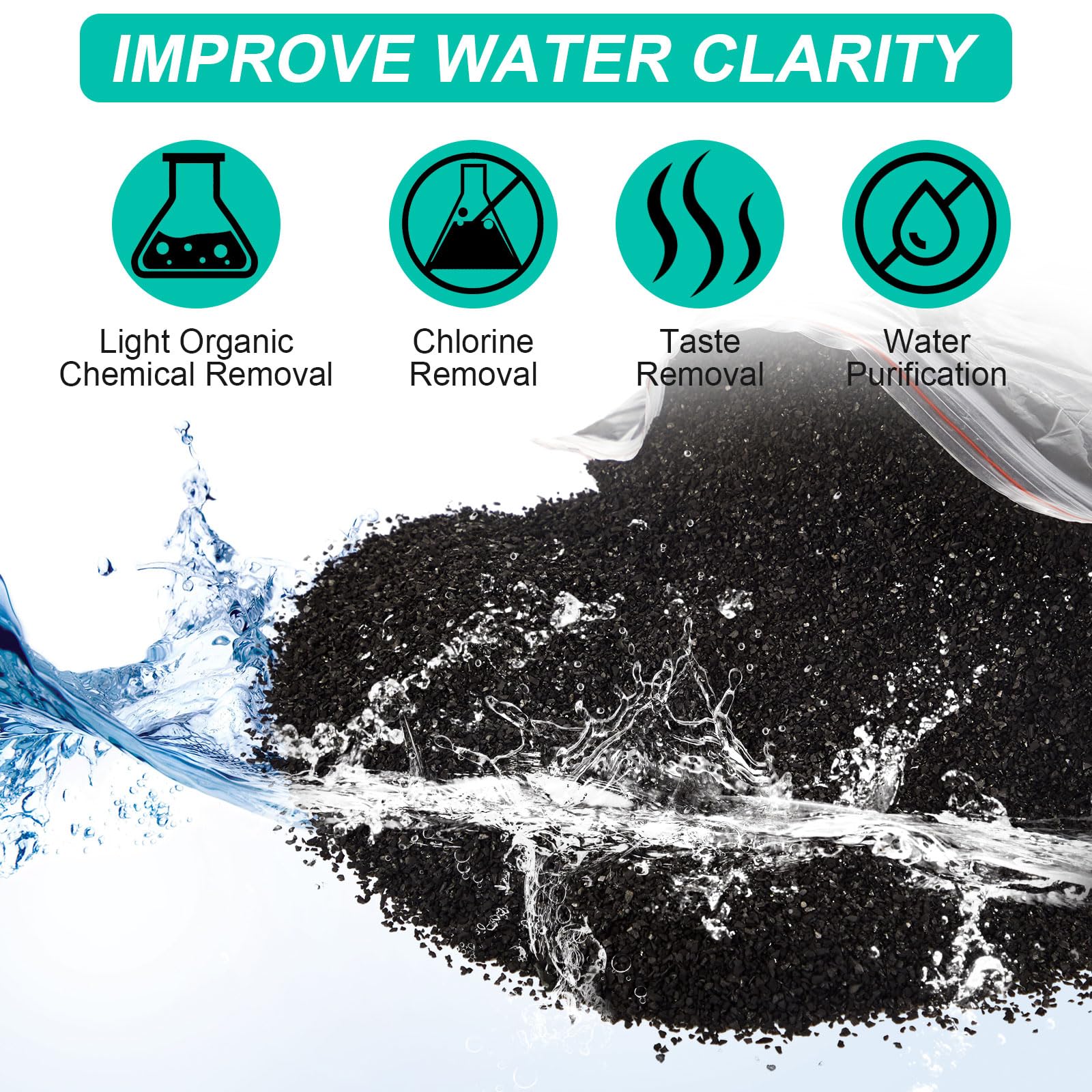 Threlaco 10lbs Activated Charcoal Powder — GAC Pellets for Water & Air Filtration - Image 6