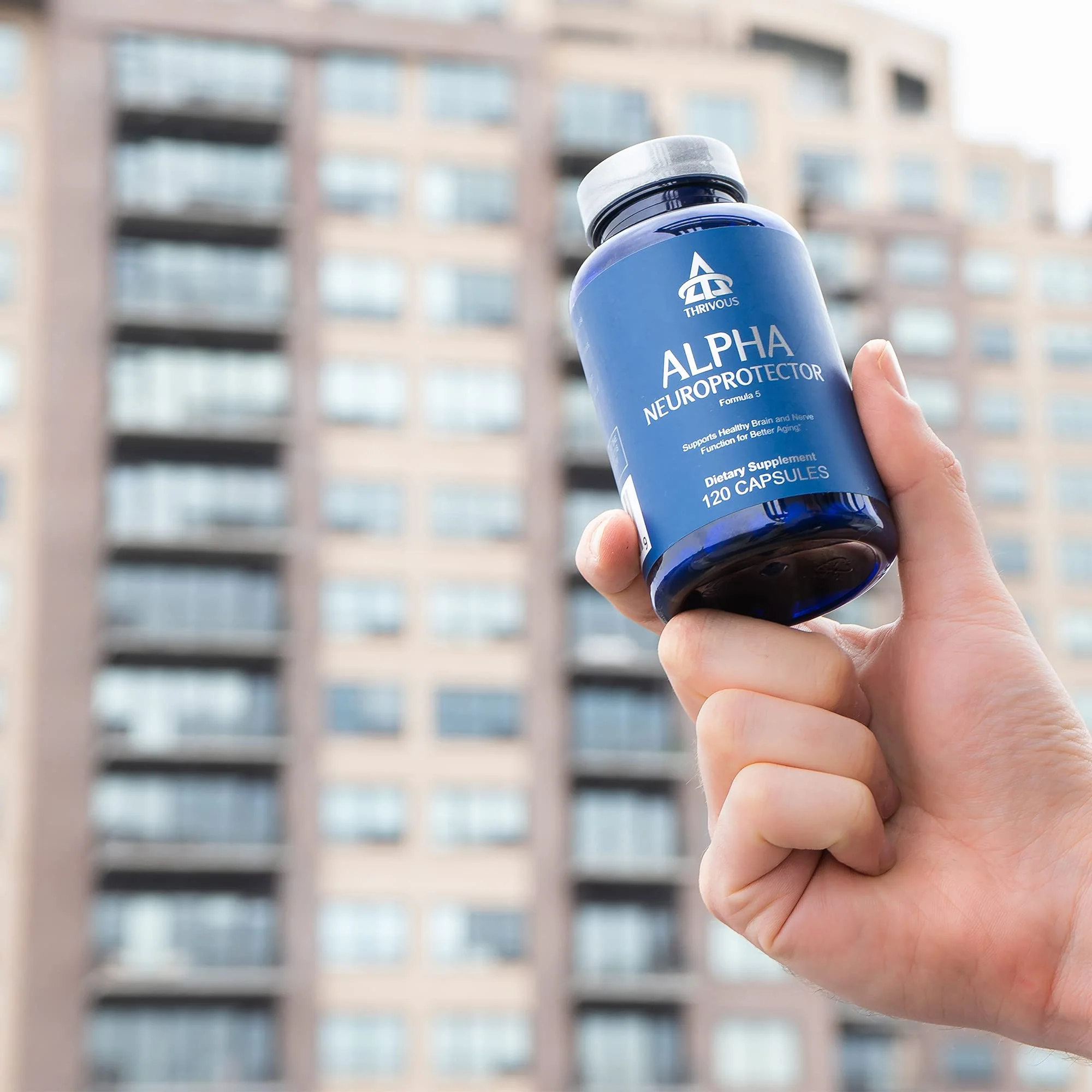 Thrivous Alpha Neuroprotector - Brain Support Nootropic Supplement with Acetyl L-Carnitine, Alpha GPC, R-Alpha Lipoic Acid, Ginkgo Biloba - 120 Vegan Capsules - Image 5