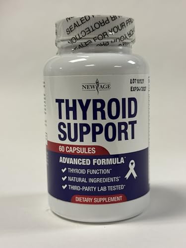Thyroid Support Supplement for Women & Men with Iodine, B12, Zinc, Selenium, Ashwagandha, Bladderwrack, Turmeric, Schisandra - Non-GMO, Vegetarian - 180 Count - Image 2