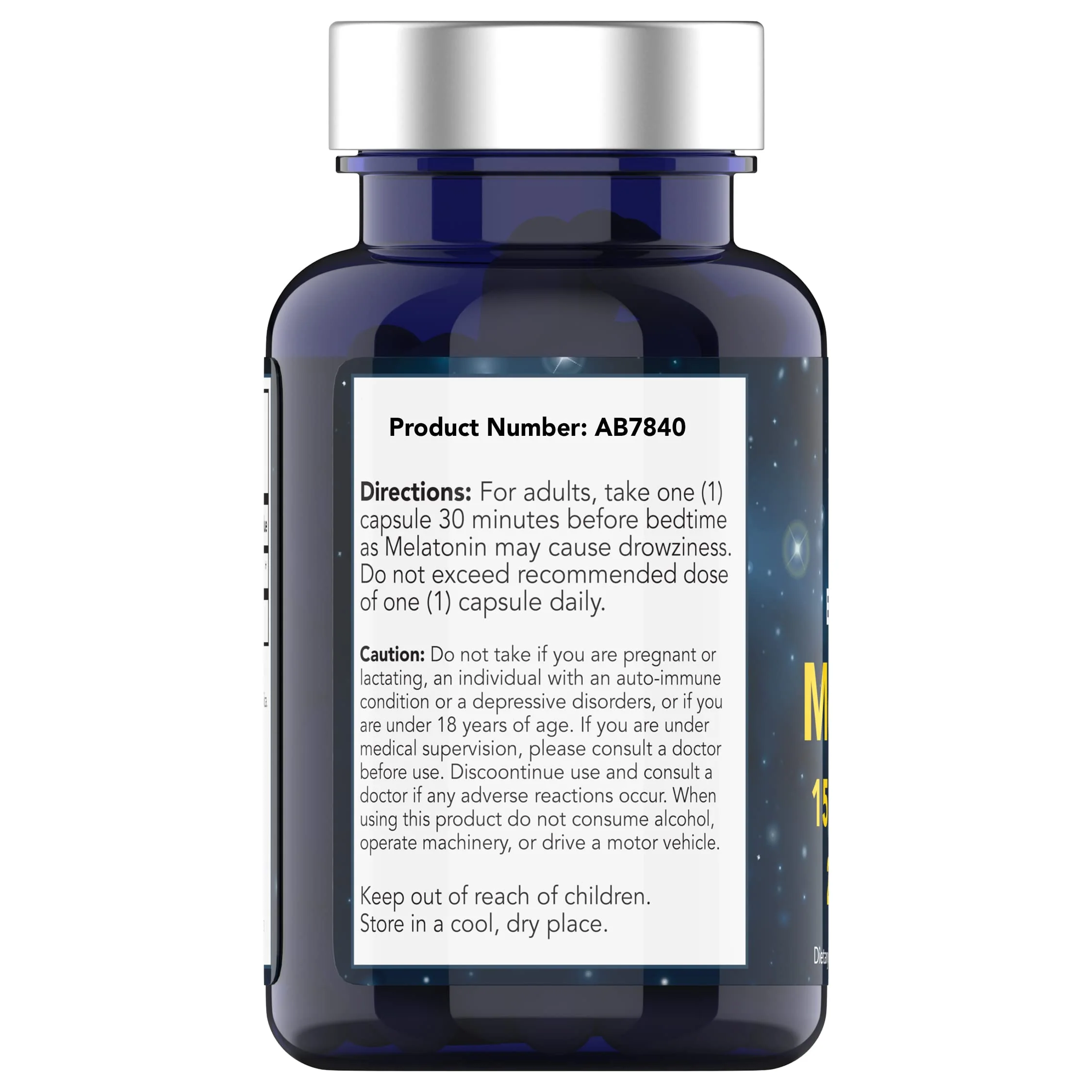 tnvitamins Melatonin 15 mg per Capsule – 240 Capsules (Pack of 2) – Extra Strength Nighttime Sleep Support - Image 6