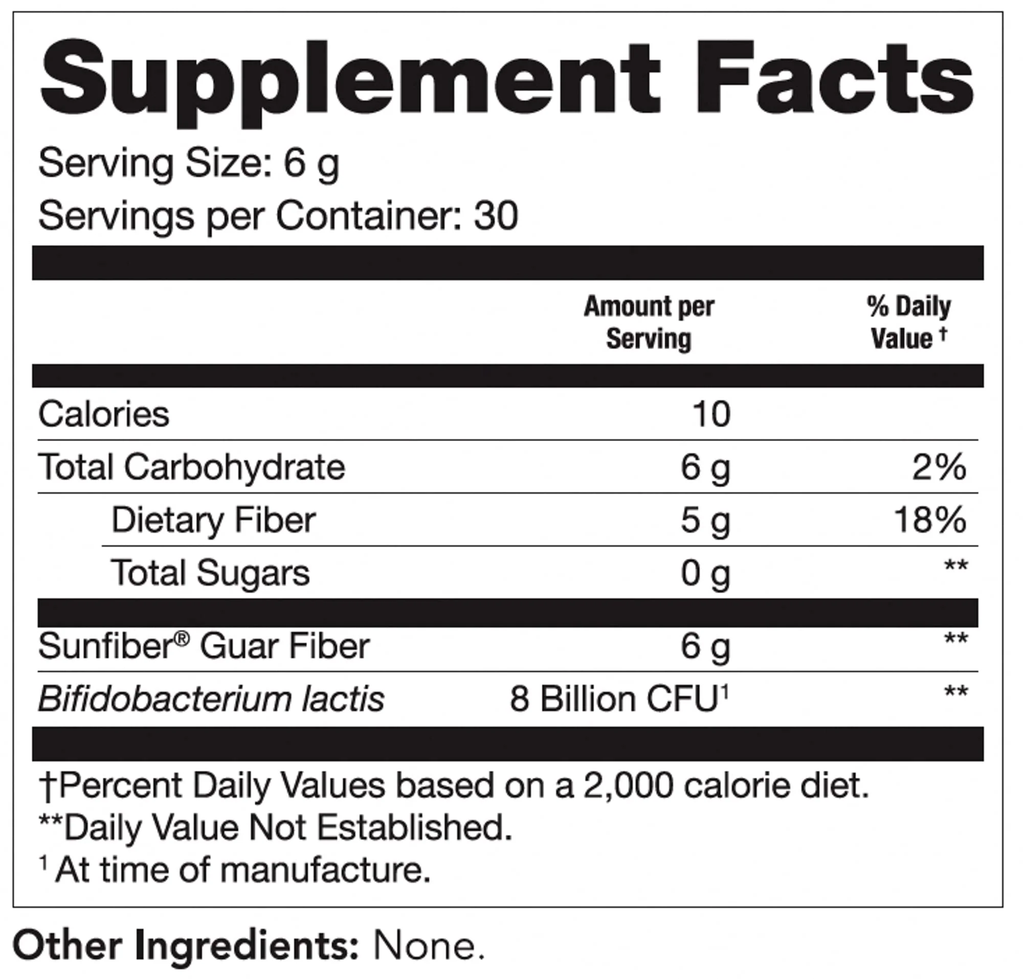 Tomorrow's Nutrition Sunfiber GI – 5g Prebiotic Fiber & 8B Probiotics | Low FODMAP - Image 2