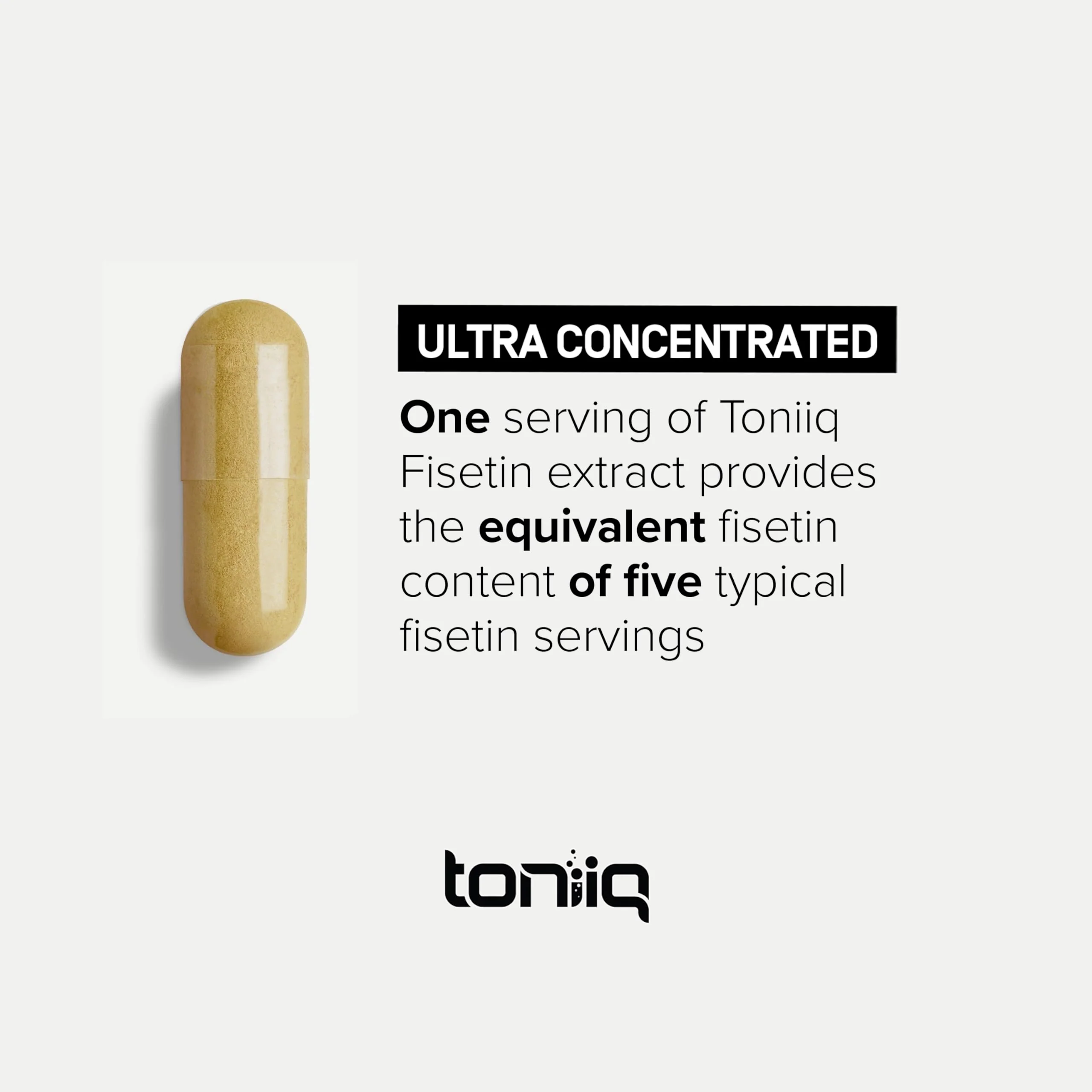 Toniiq Ultra High Purity Fisetin 500mg | 98%+ Purified, MCT-Enhanced Absorption | 60 Capsules - Image 14