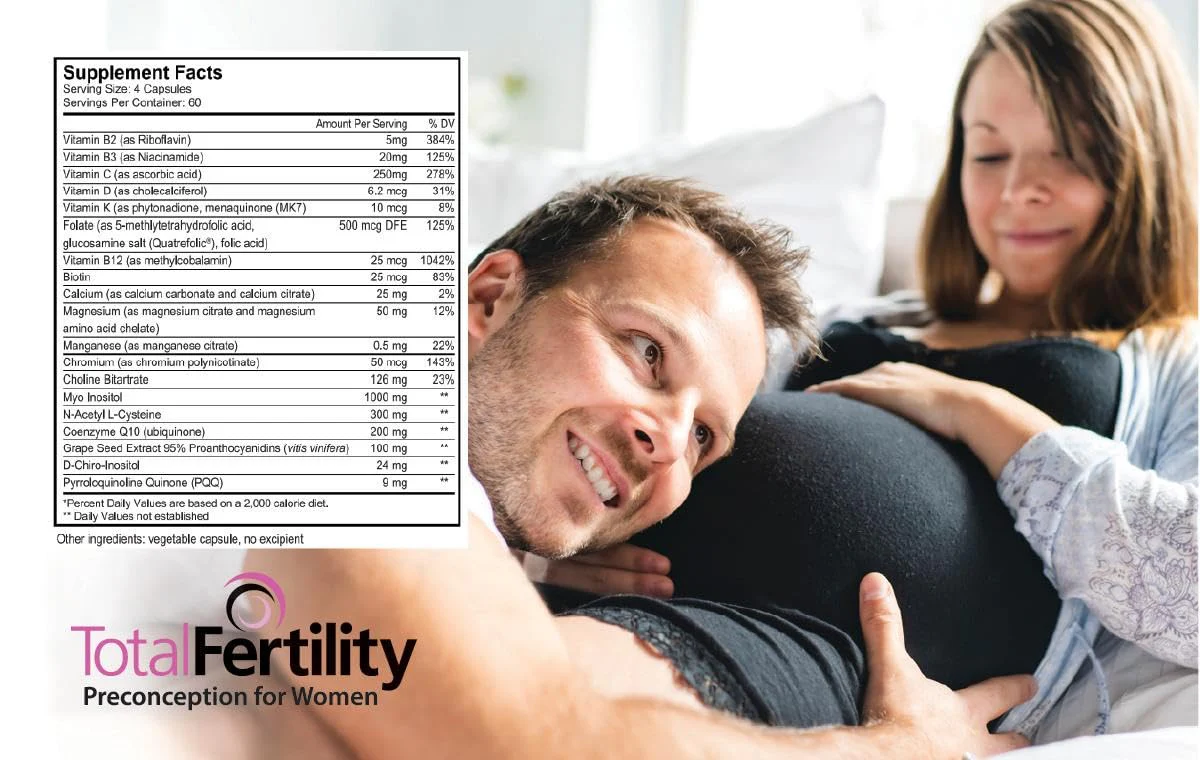 Total Fertility Preconception for Women | Egg Health & Ovulatory Support | 240 Capsules - Image 5