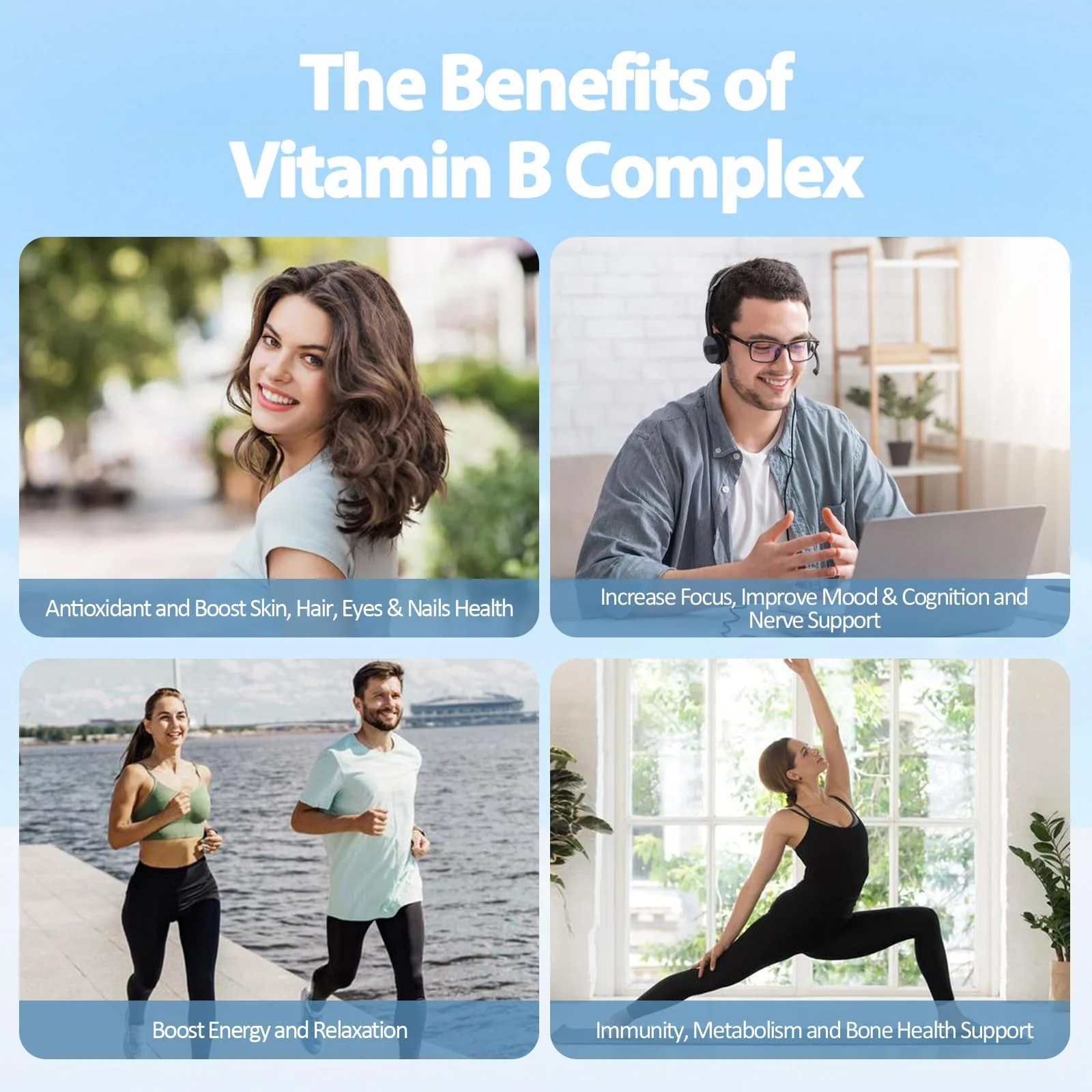 Totaria 13-in-1 Vitamin B Complex Plus – 2 Bottles (240 Caps) | Energy, Nerve & Immune Support - Image 15