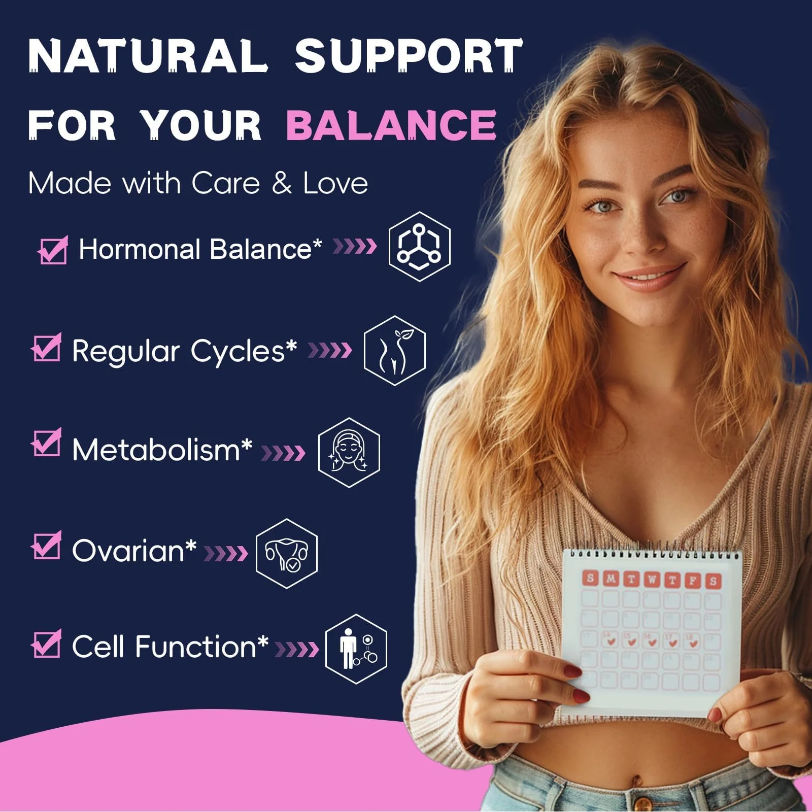 Totaria Inositol Supplement for Women – 40:1 Myo-Inositol & D-Chiro, Vitamin D3 + Folate (Pack of 2) - Image 6