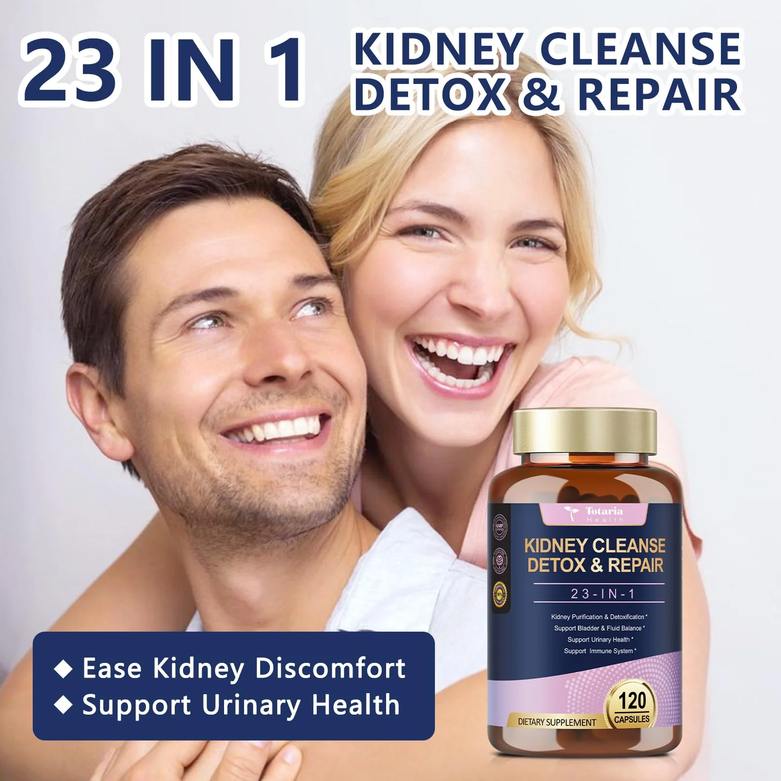 Totaria Kidney & Liver Cleanse Detox Capsules with Cranberry & Chanca Piedra | Urinary & Liver Support - Image 4
