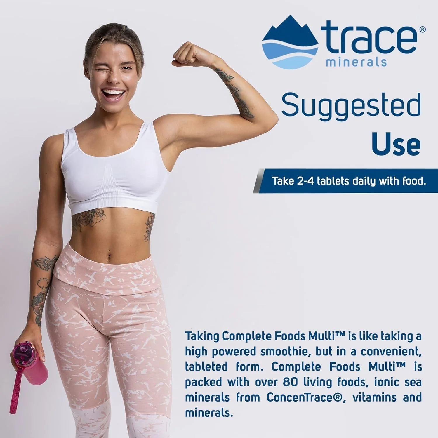 Trace Minerals Complete Foods Multi – Daily Multivitamin with Ionic Trace Minerals (240 Tabs) - Image 4
