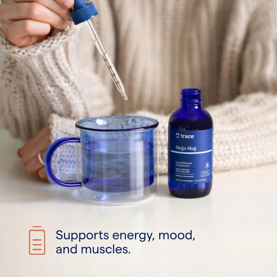 Trace Minerals Mega-Mag Liquid Magnesium — Energy, Muscle & Nerve Support (4 oz, 90 Servings x3 Pack) - Image 3