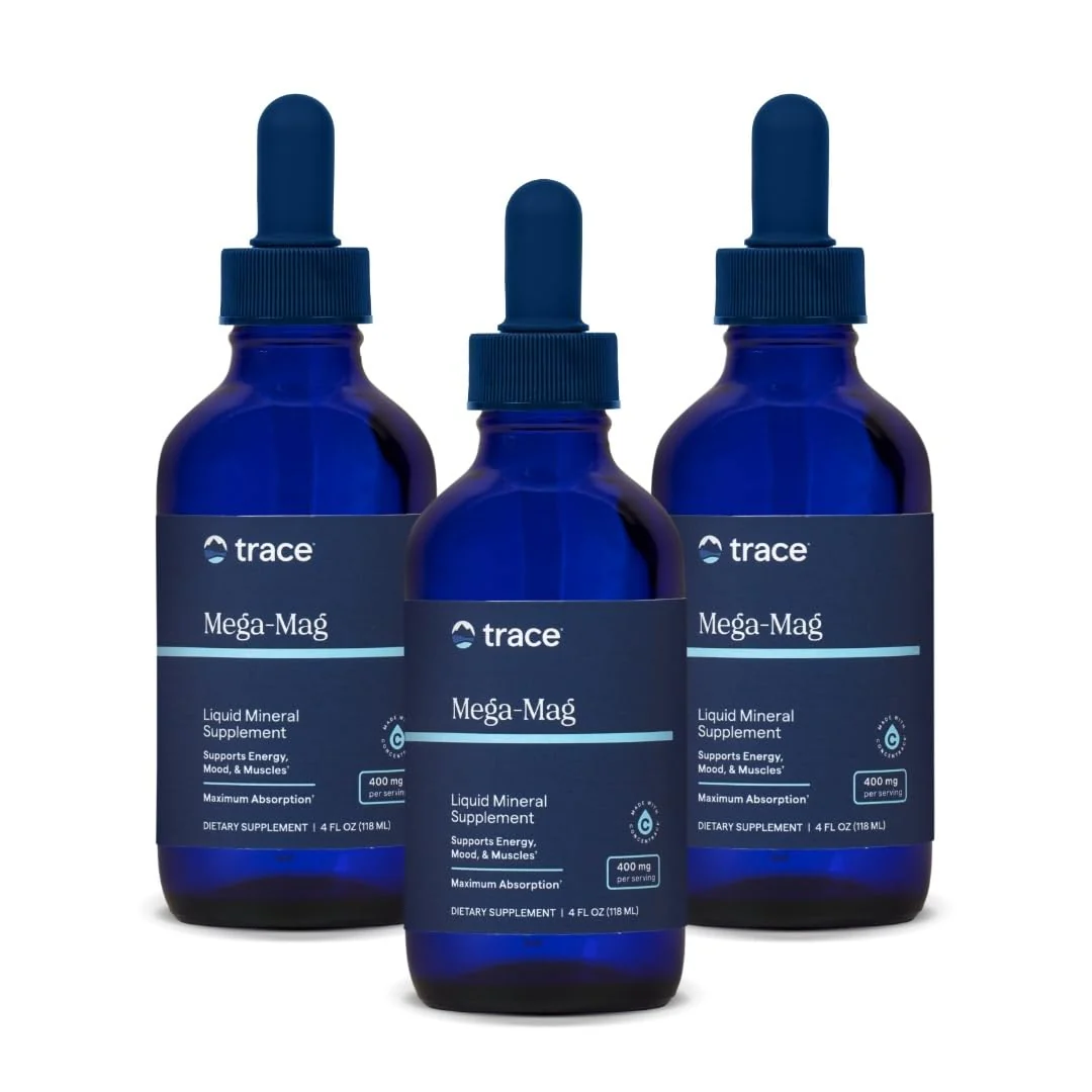 Trace Minerals Mega-Mag Liquid Magnesium — Energy, Muscle & Nerve Support (4 oz, 90 Servings x3 Pack) - Image 9